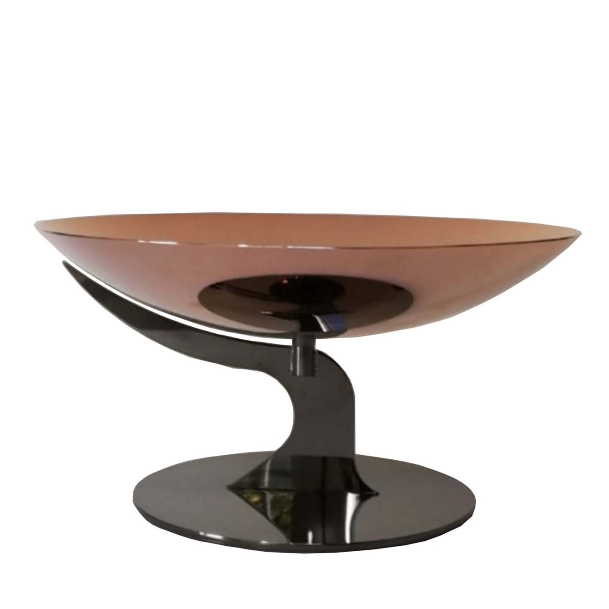 Black Steel Centerpiece with Rose Gold Cup - Main view