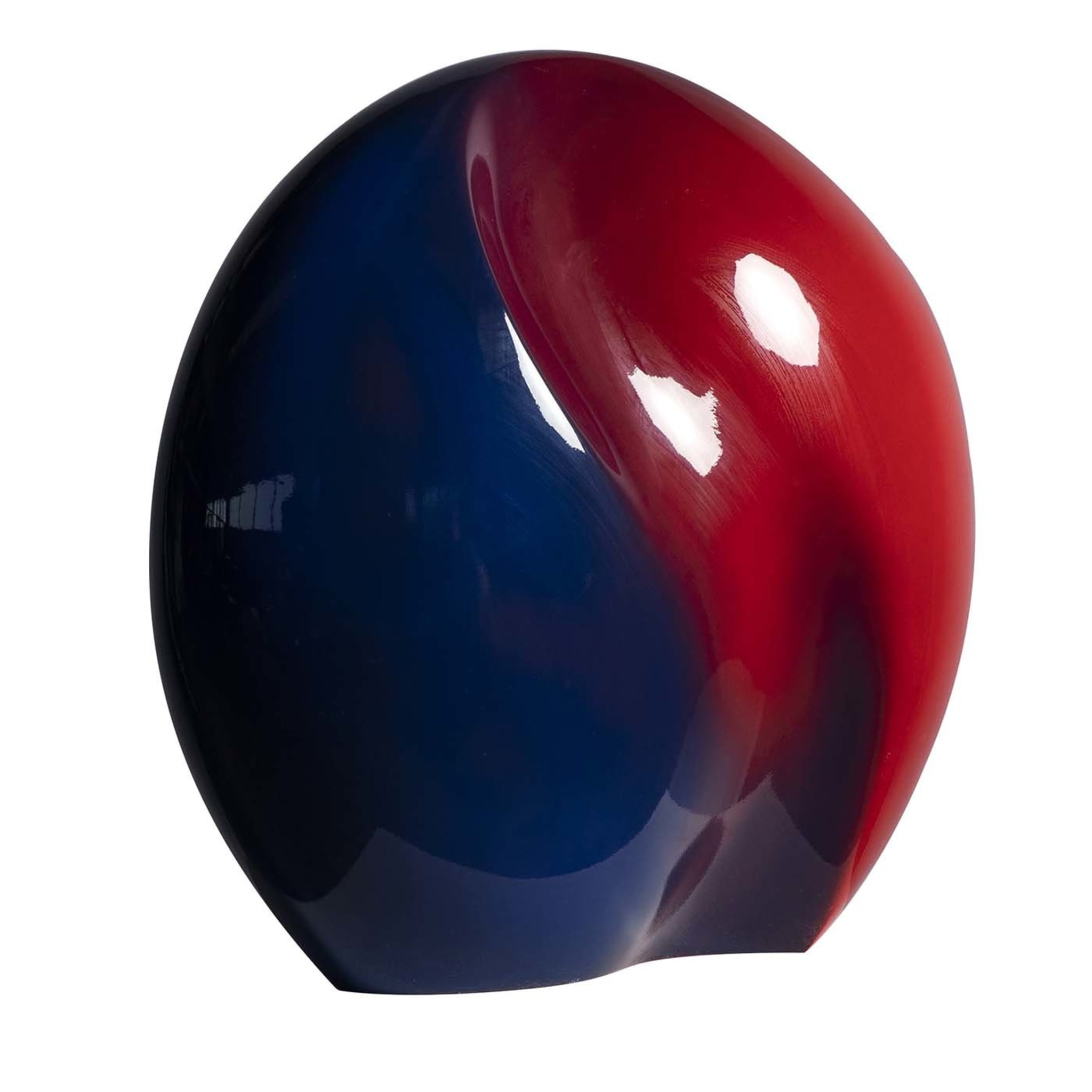 Red and Blue Seme Sculpture Vase - Main view