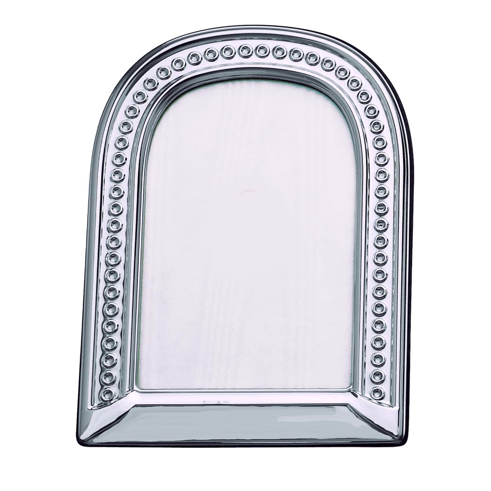Arch-Shaped Sterling Silver Frame With Detailing  - Main view