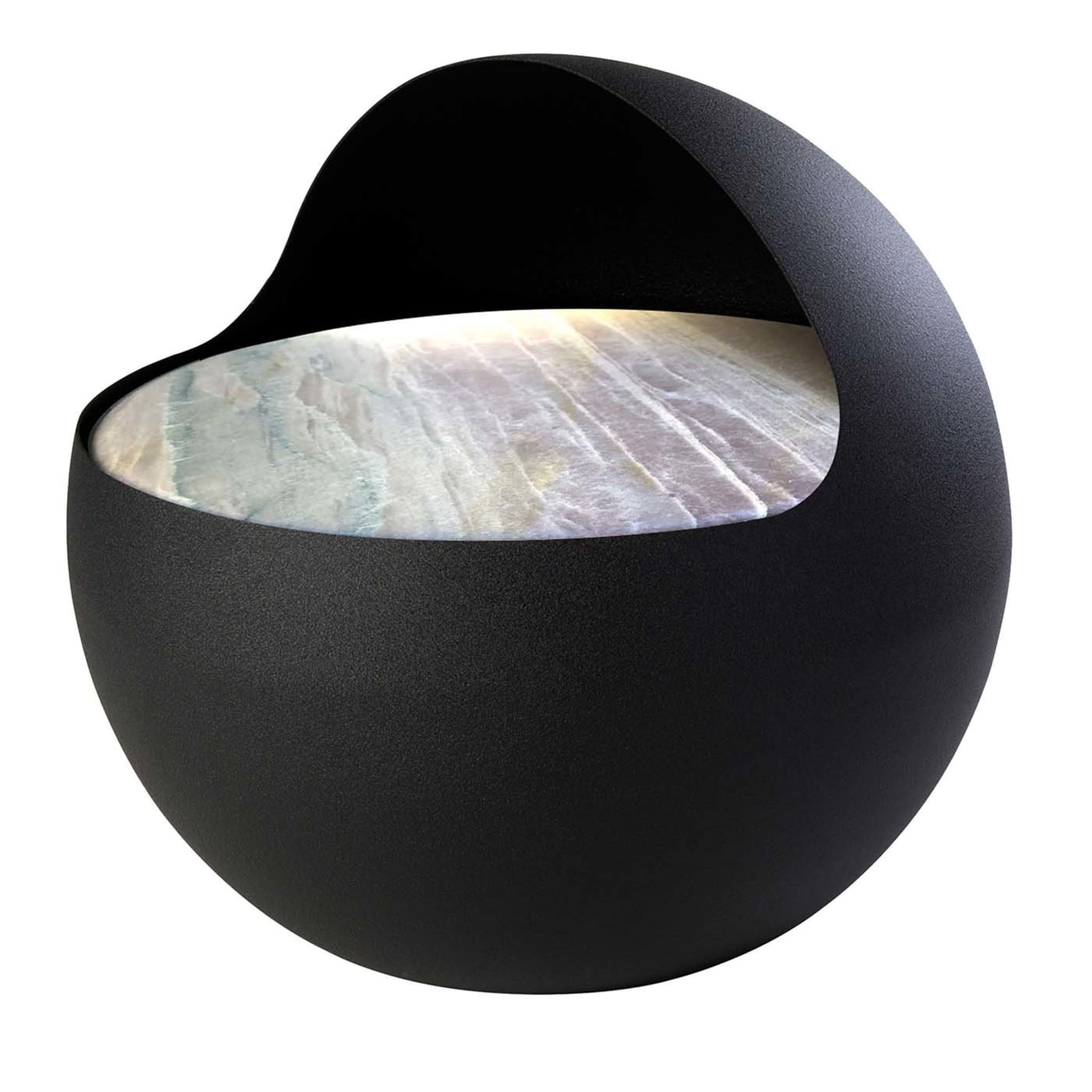 The Guardian Coffee Table Black and Bluish-Gray - Main view