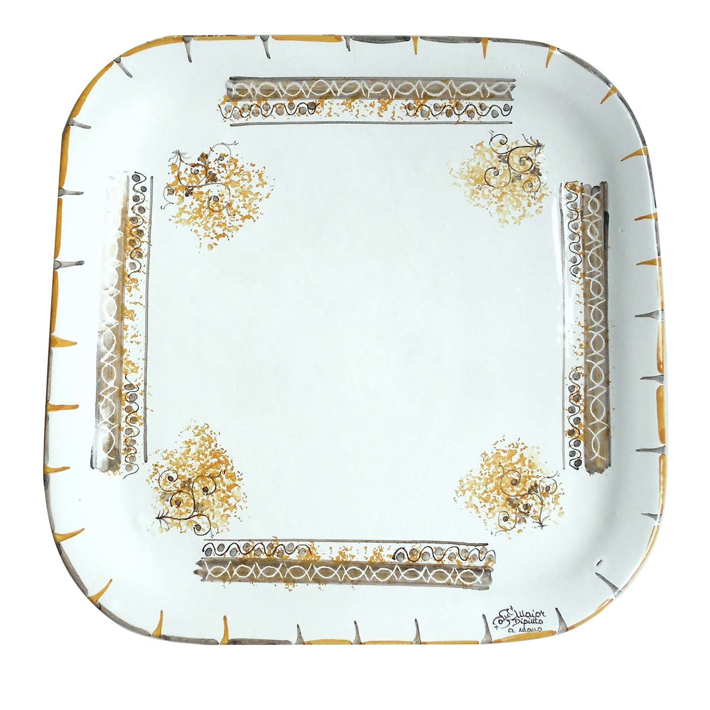 Plate/Platter with Minimal Decoration - Ceramiche Maior