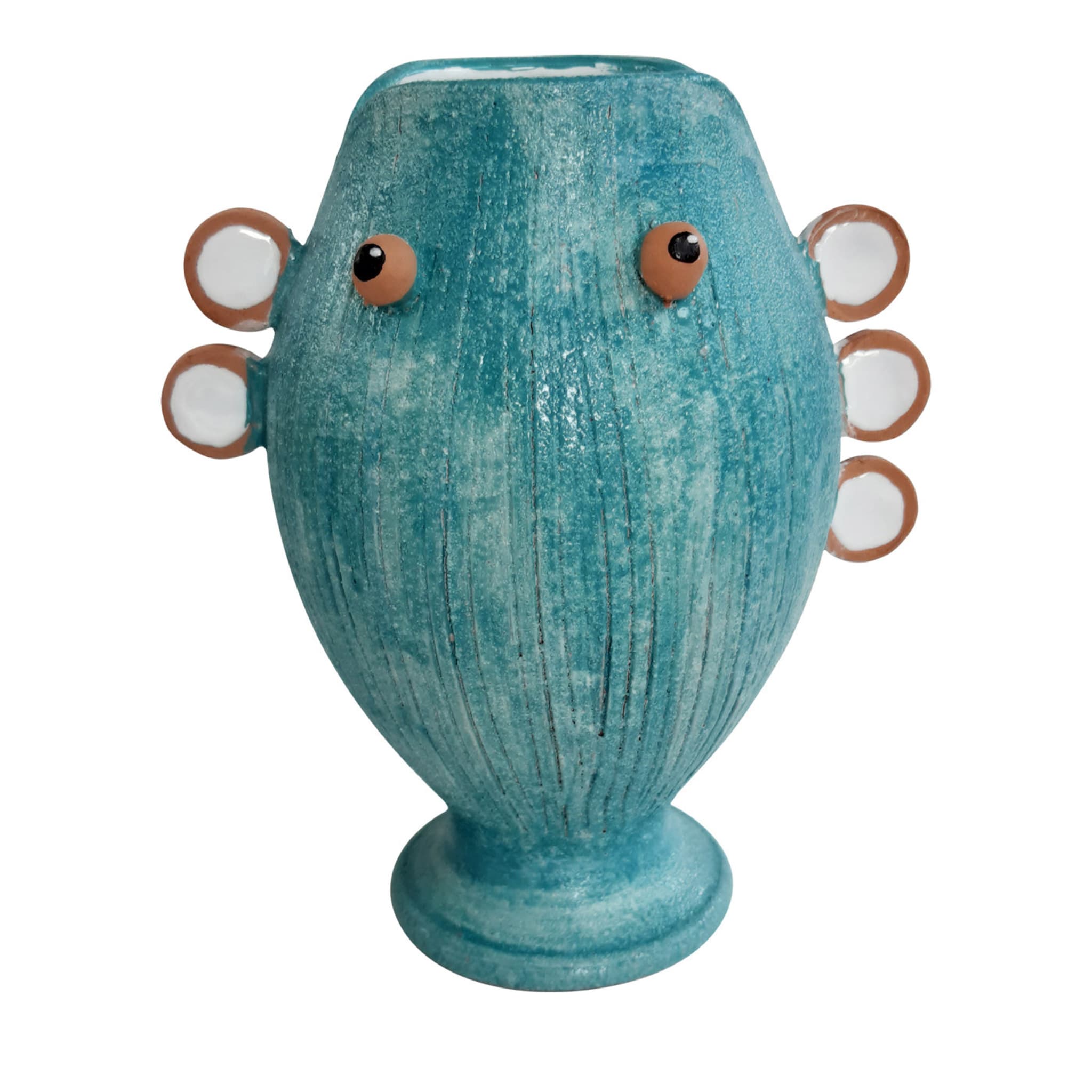 Ricamando Pesci Vase Turquoise - Main view
