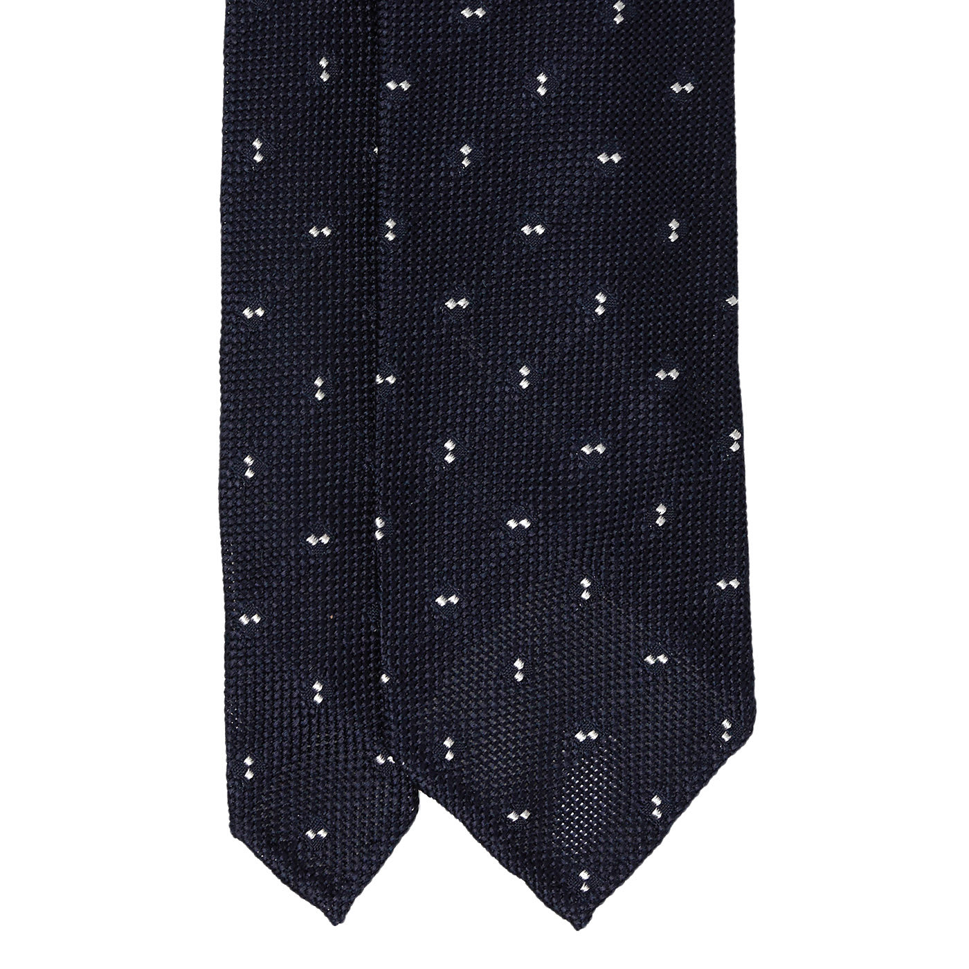 Silk Navy Blue Suspenders and Grenadine Tie Set - Serà Fine Silk