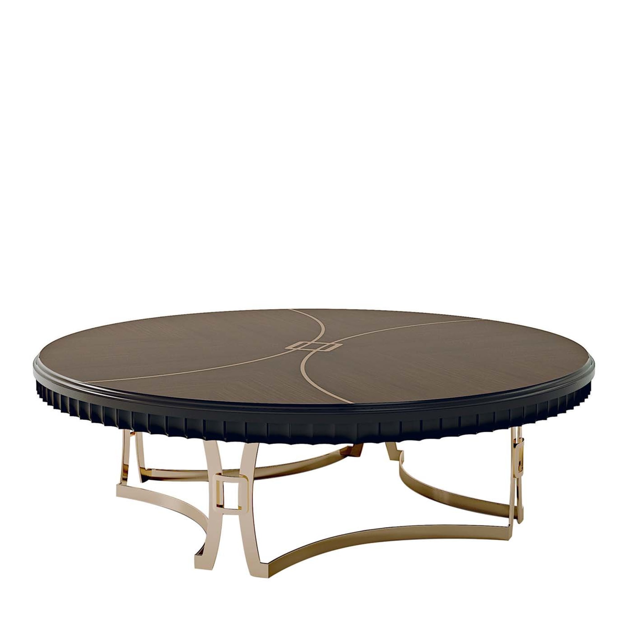 Glamour Round Low Coffee Table - Main view