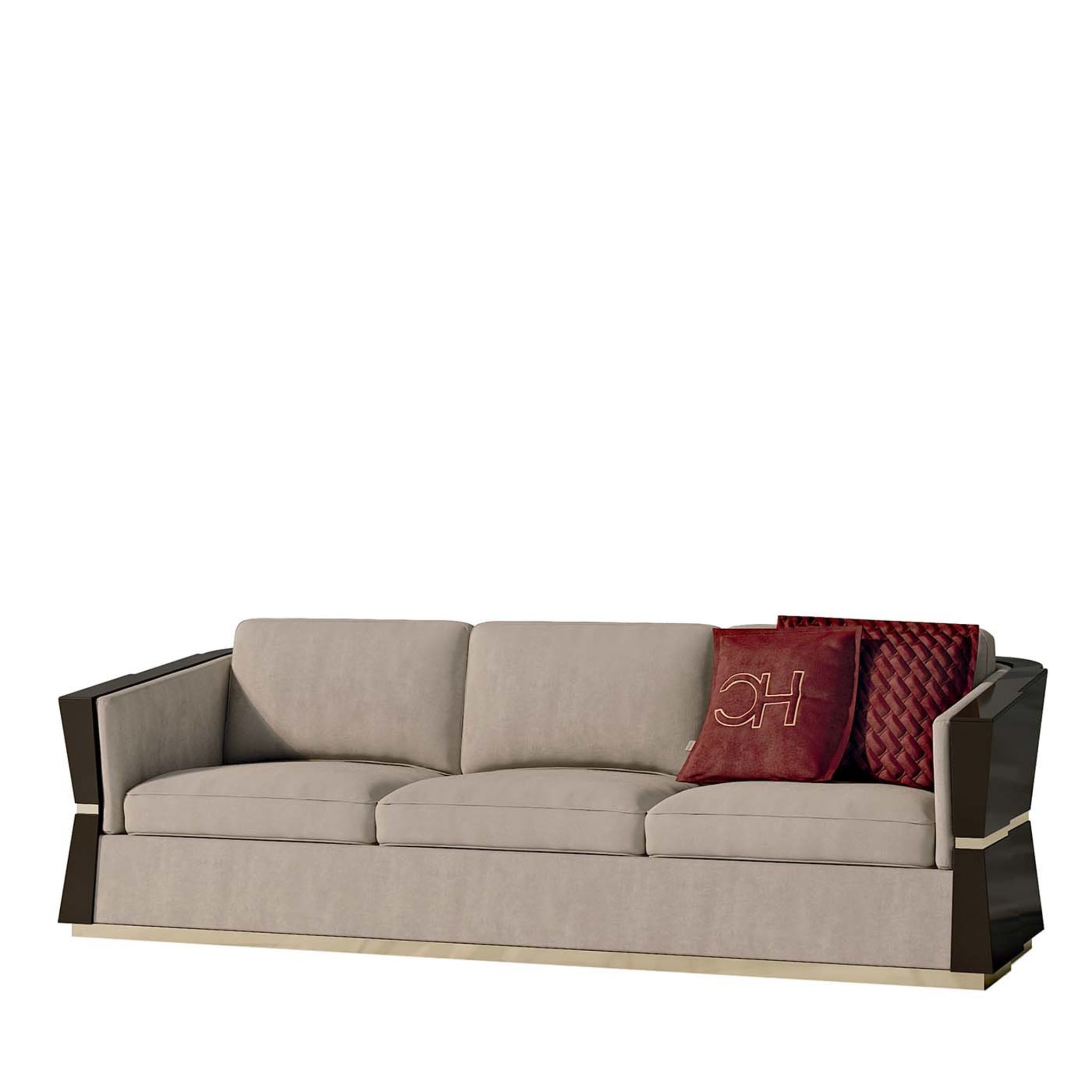 Temptation 3-Seater Wooden Sofa - Main view