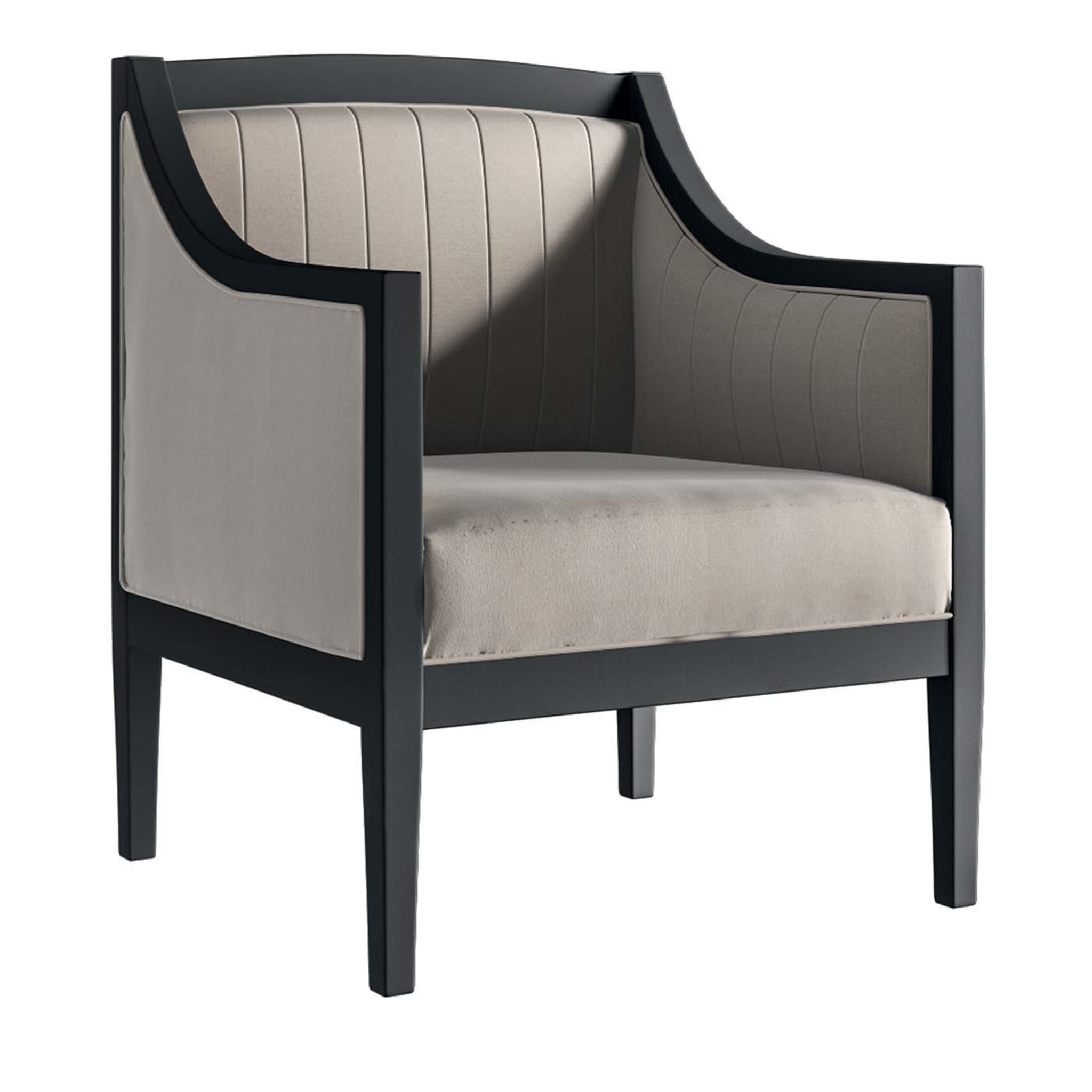 Beverly Hills Armchair with Angular Armrests - Main view