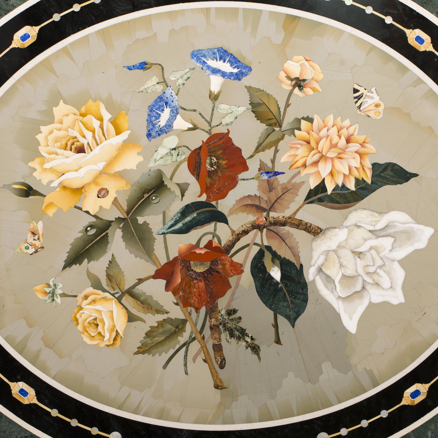 Fiore Mosaic Table - Traversari Mosaici