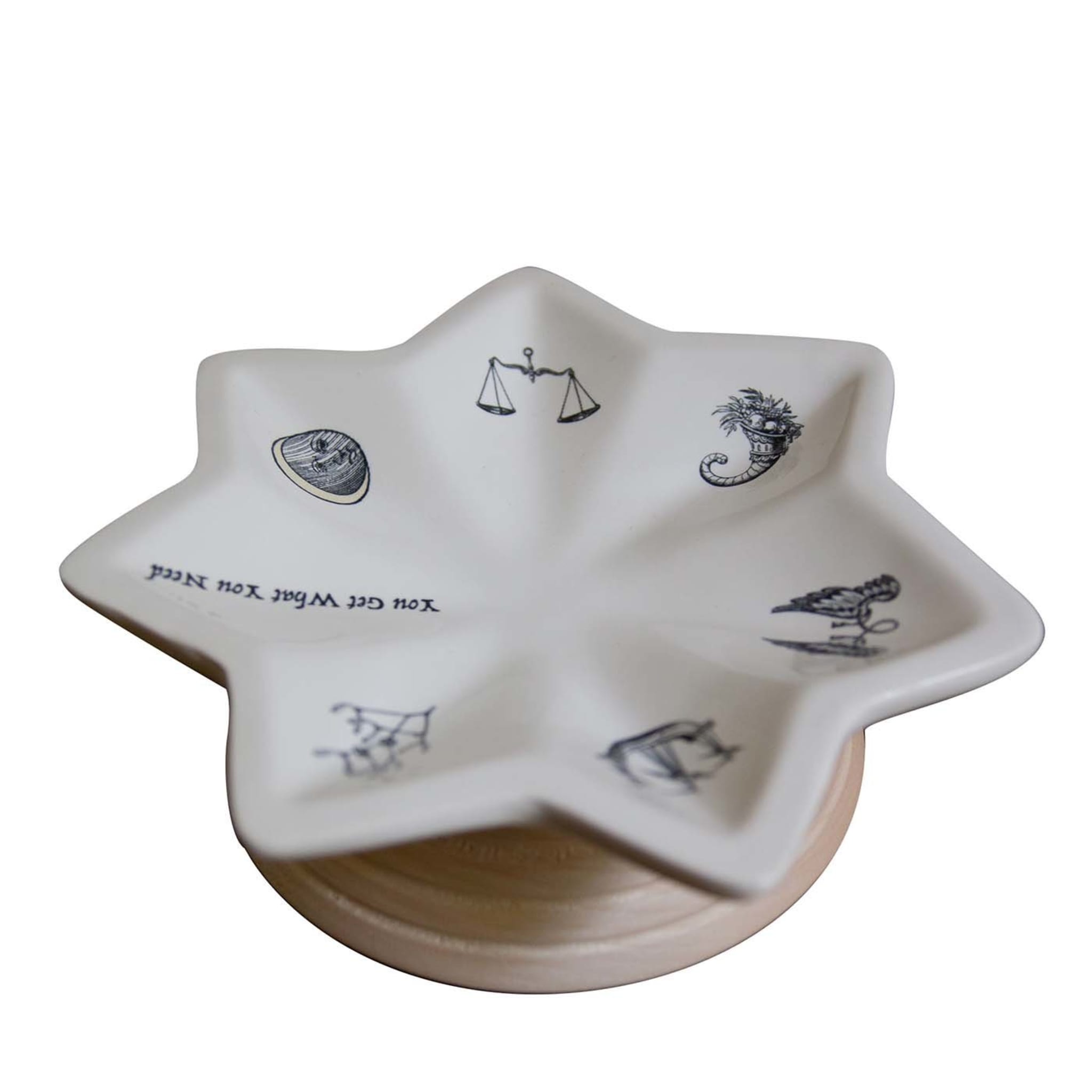 Oracolino Fortune Game Ceramic Plate  - Main view