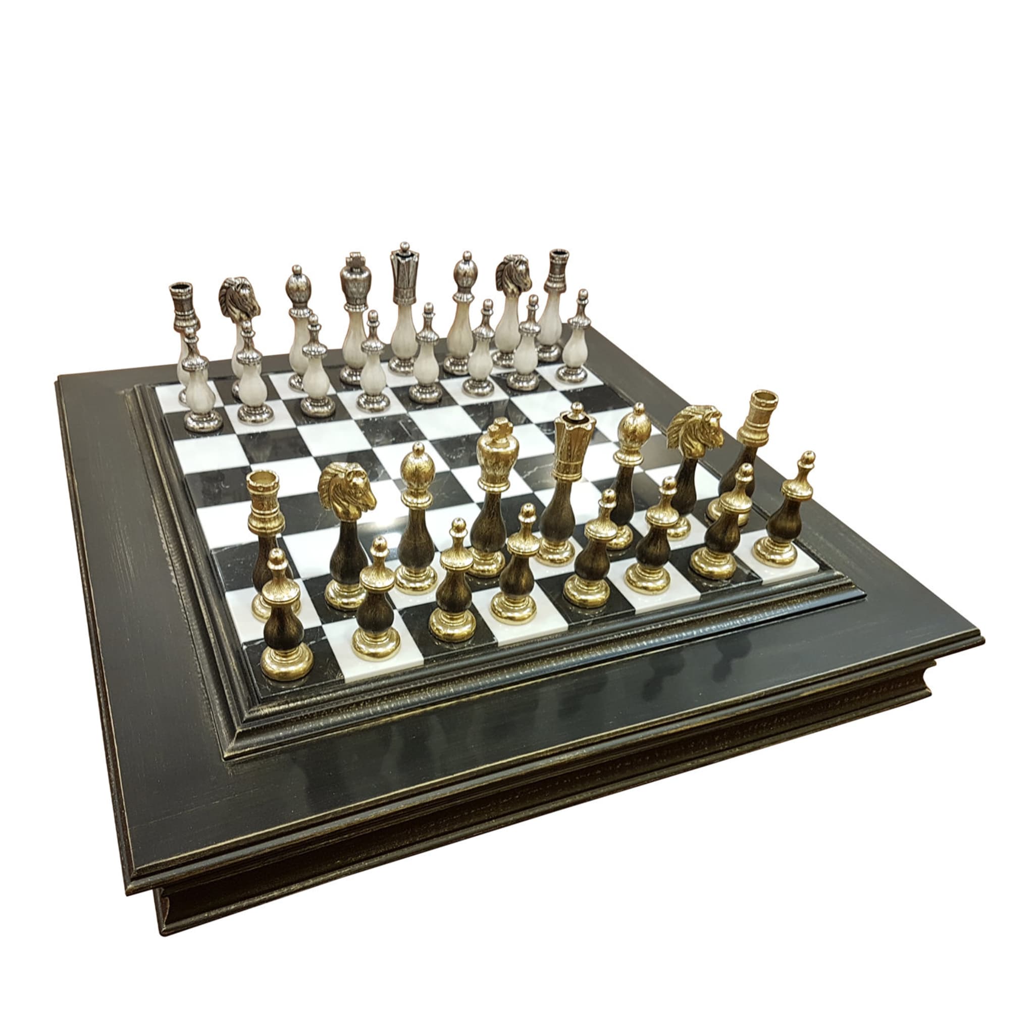 Set di scacchi ornato di arabeschi - Vista principale