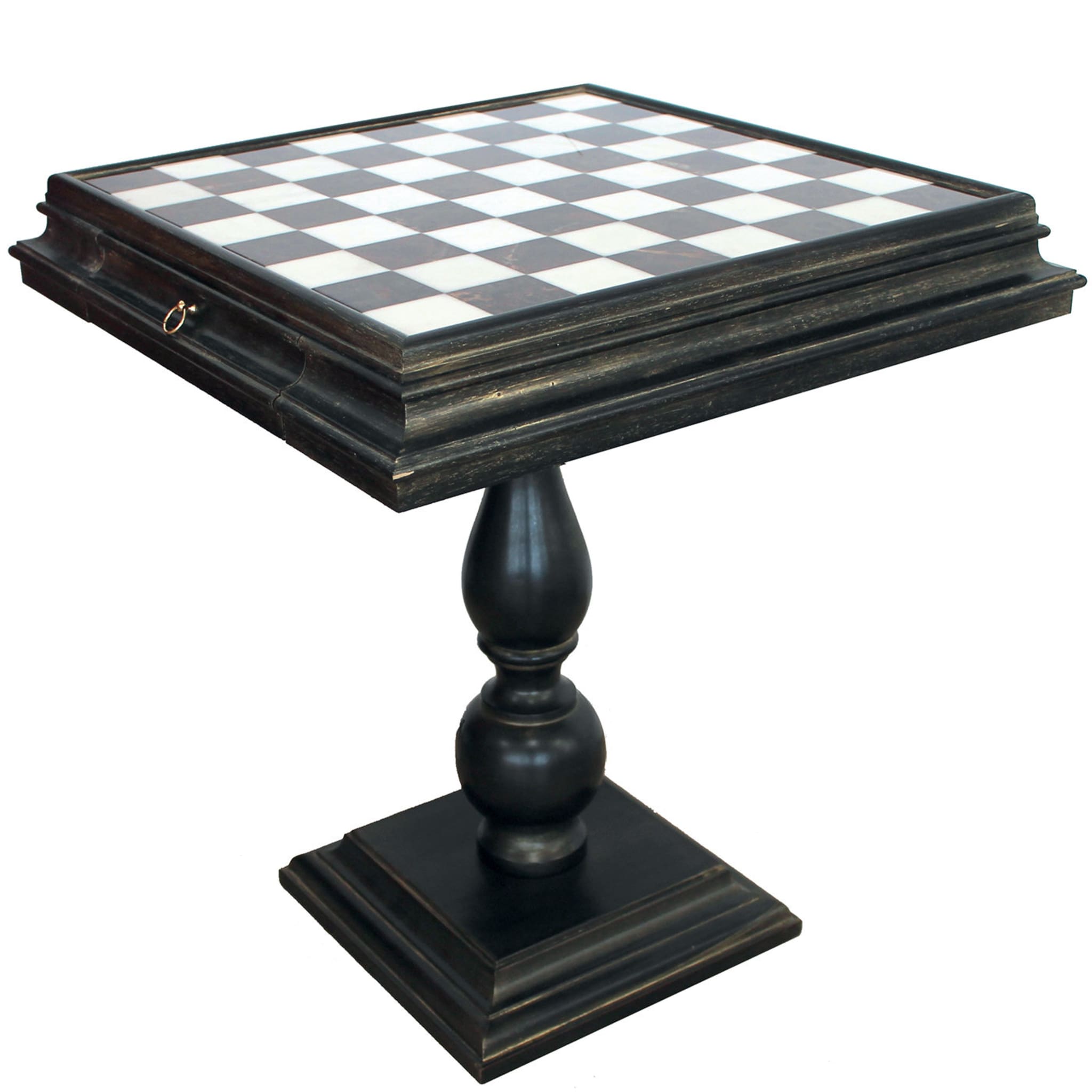 Style Chess Table with 32 chess pieces  - Alternative view 2