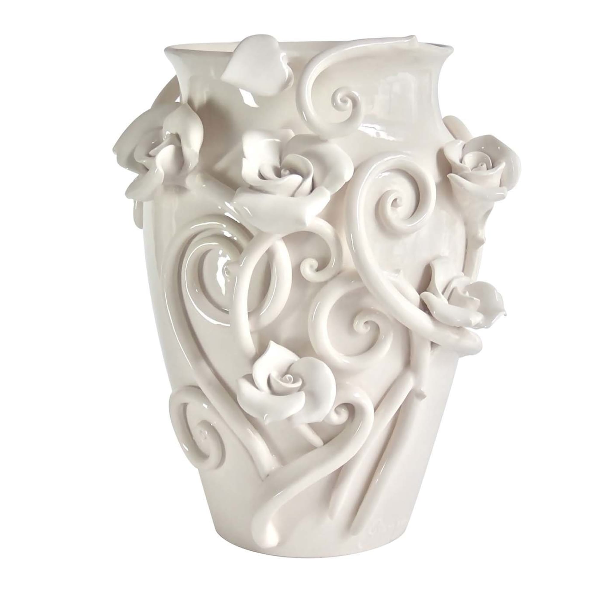 Roses & Thorns Vase The White Symphony Collection - Main view