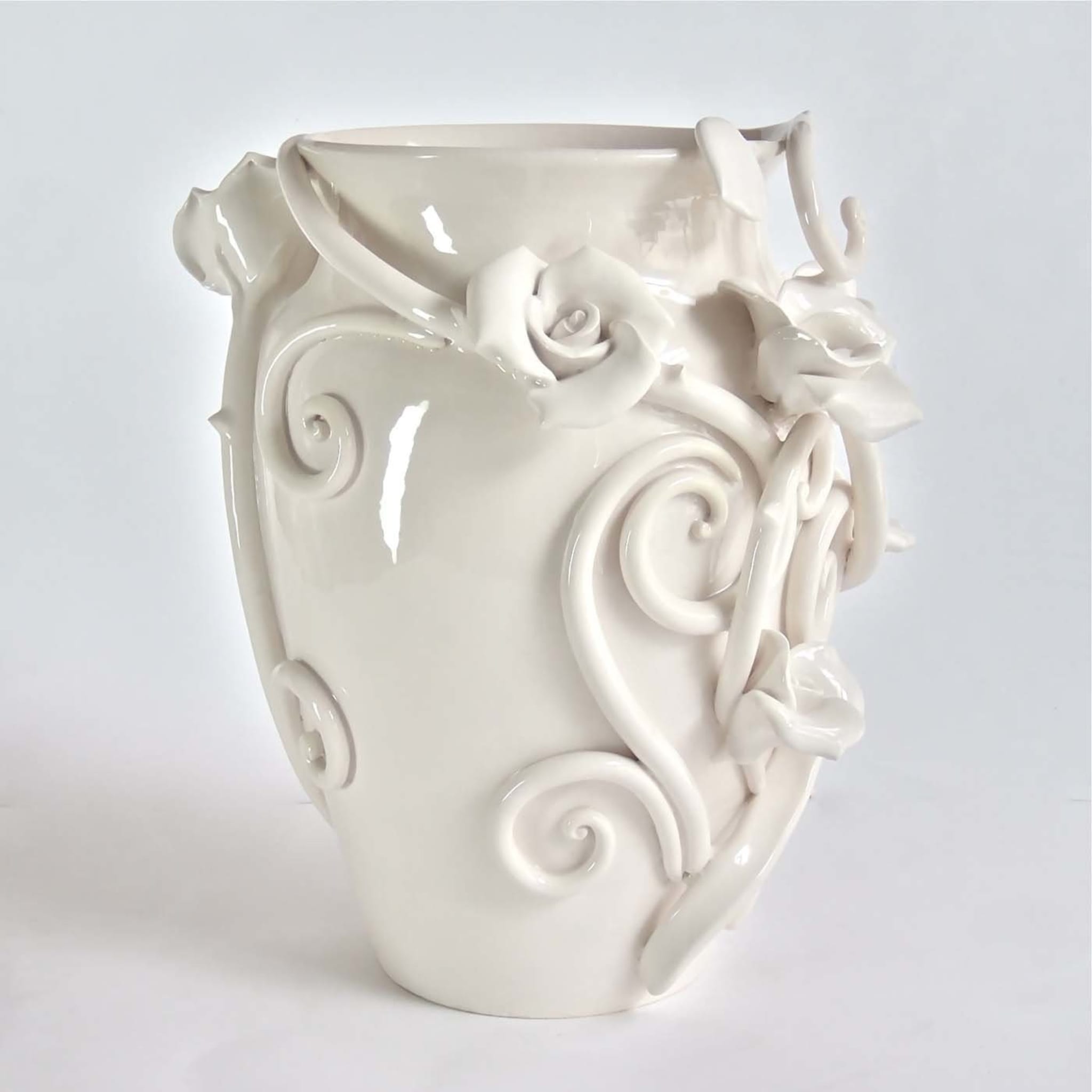 Roses & Thorns Vase The White Symphony Collection - Alternative view 2