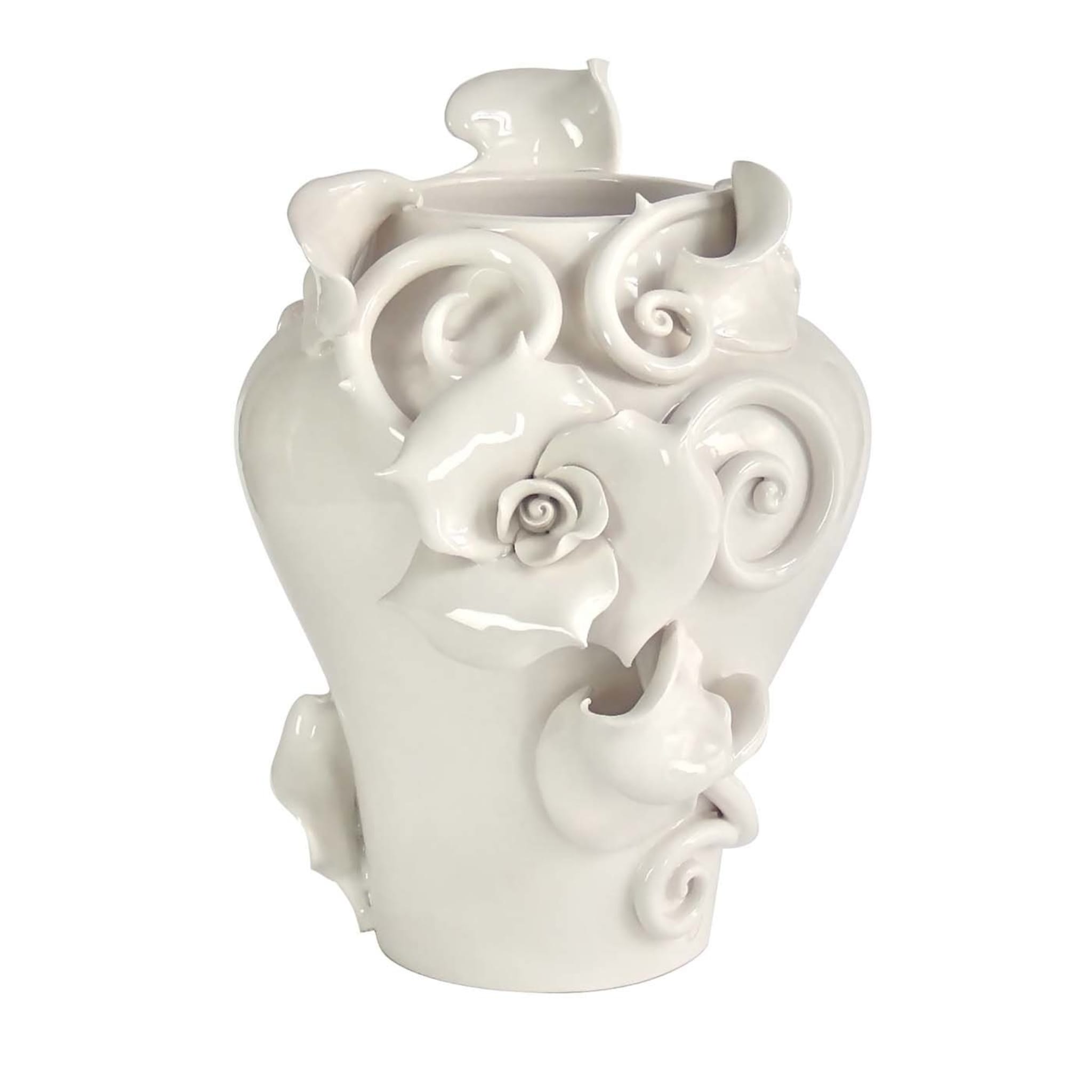 Die Weiße Rose Vase Die Weiße Symphonie Kollektion - Hauptansicht