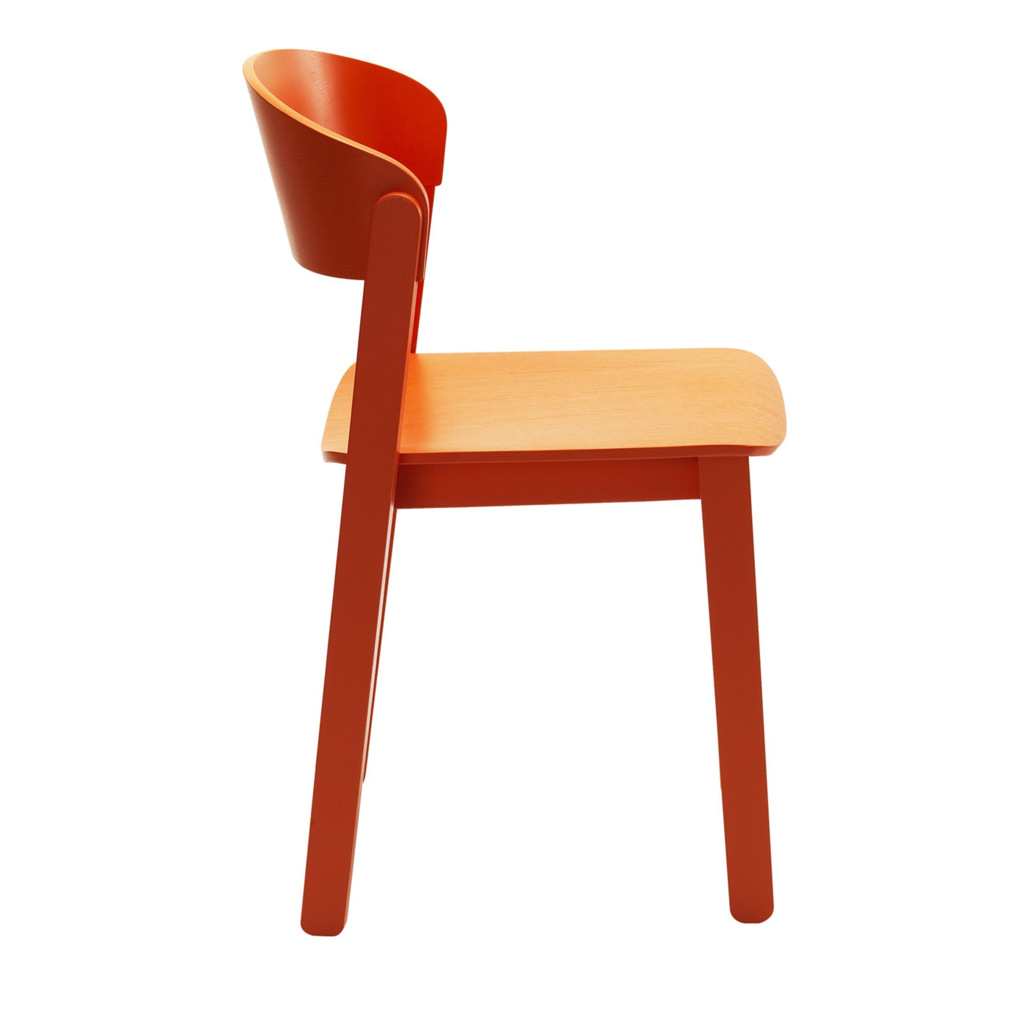 Set di 2 sedie Pur arancio salmone di Note Design Studio - Vista principale