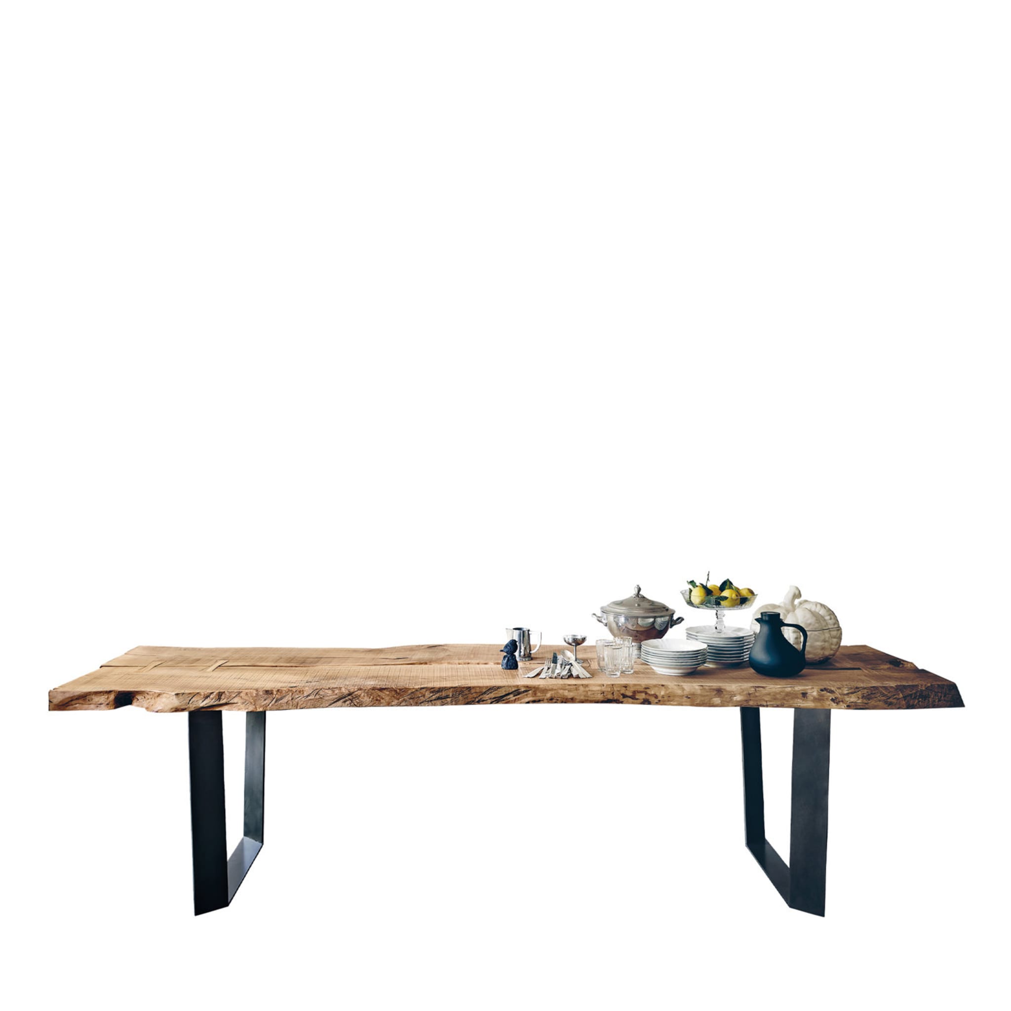 Tavolo da pranzo a 2 pezzi in legno Inulivo - Vista principale