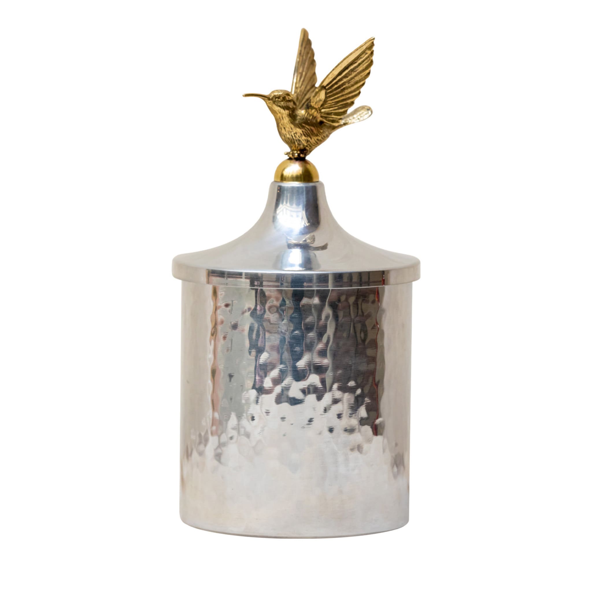 Hummingbird Container in Silver - Main view
