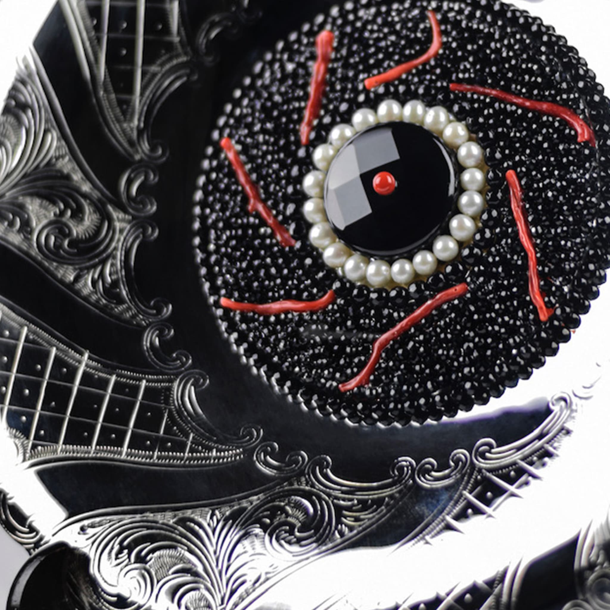 Black Sea Mandala Decorative Plate - Alternative view 3