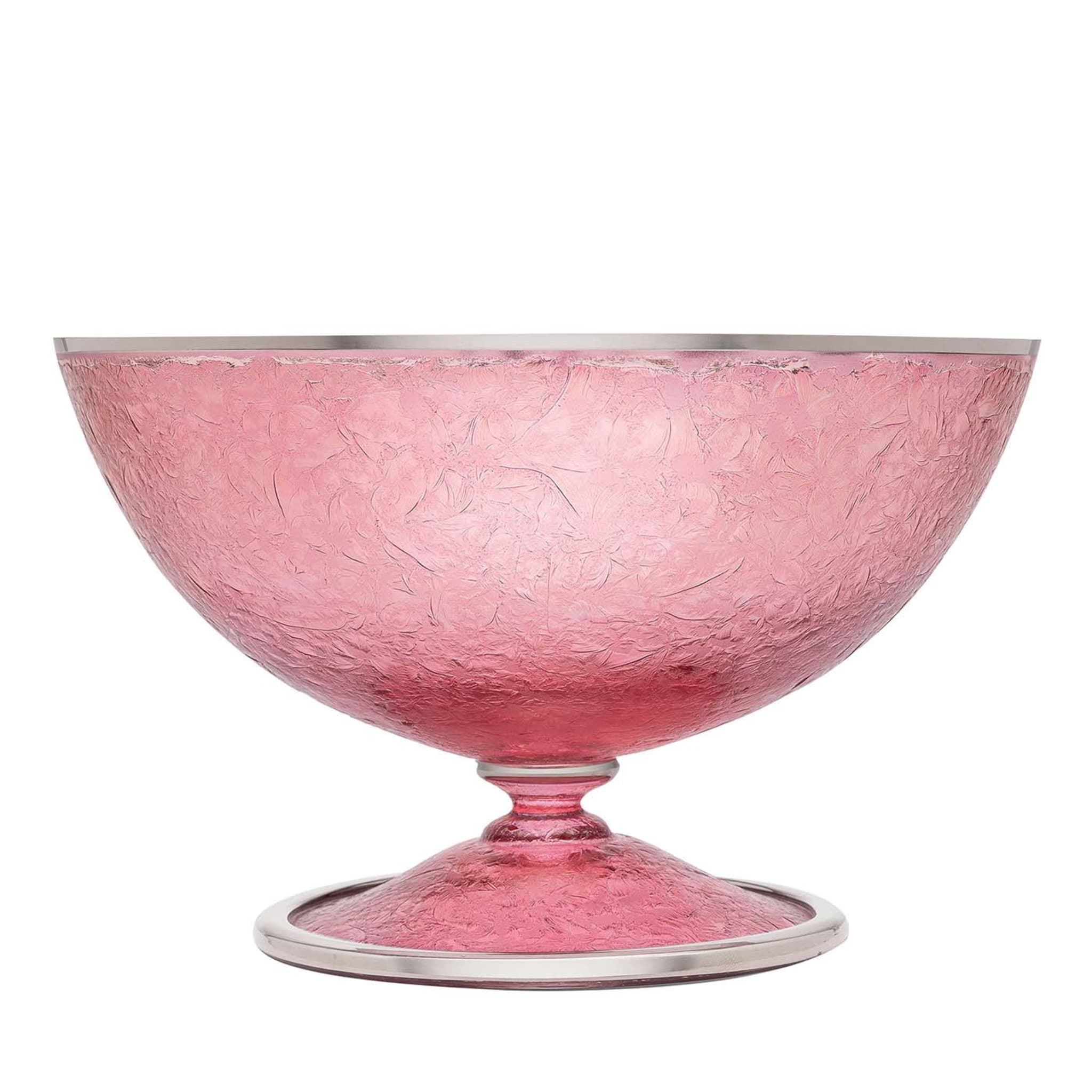 Aqua Large Pink Fruit Bowl - Main view