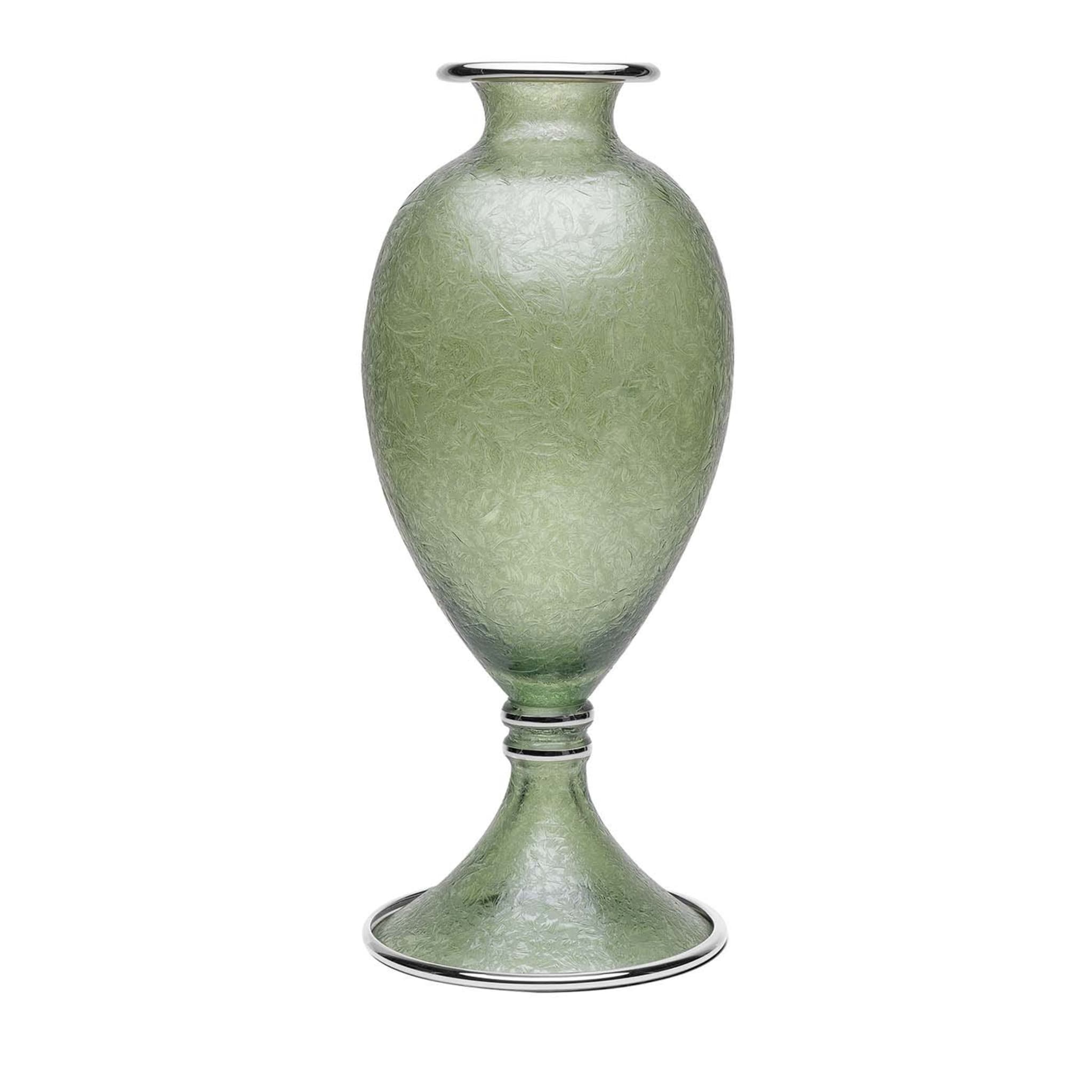 Aqua Amphora Green Vase - Main view