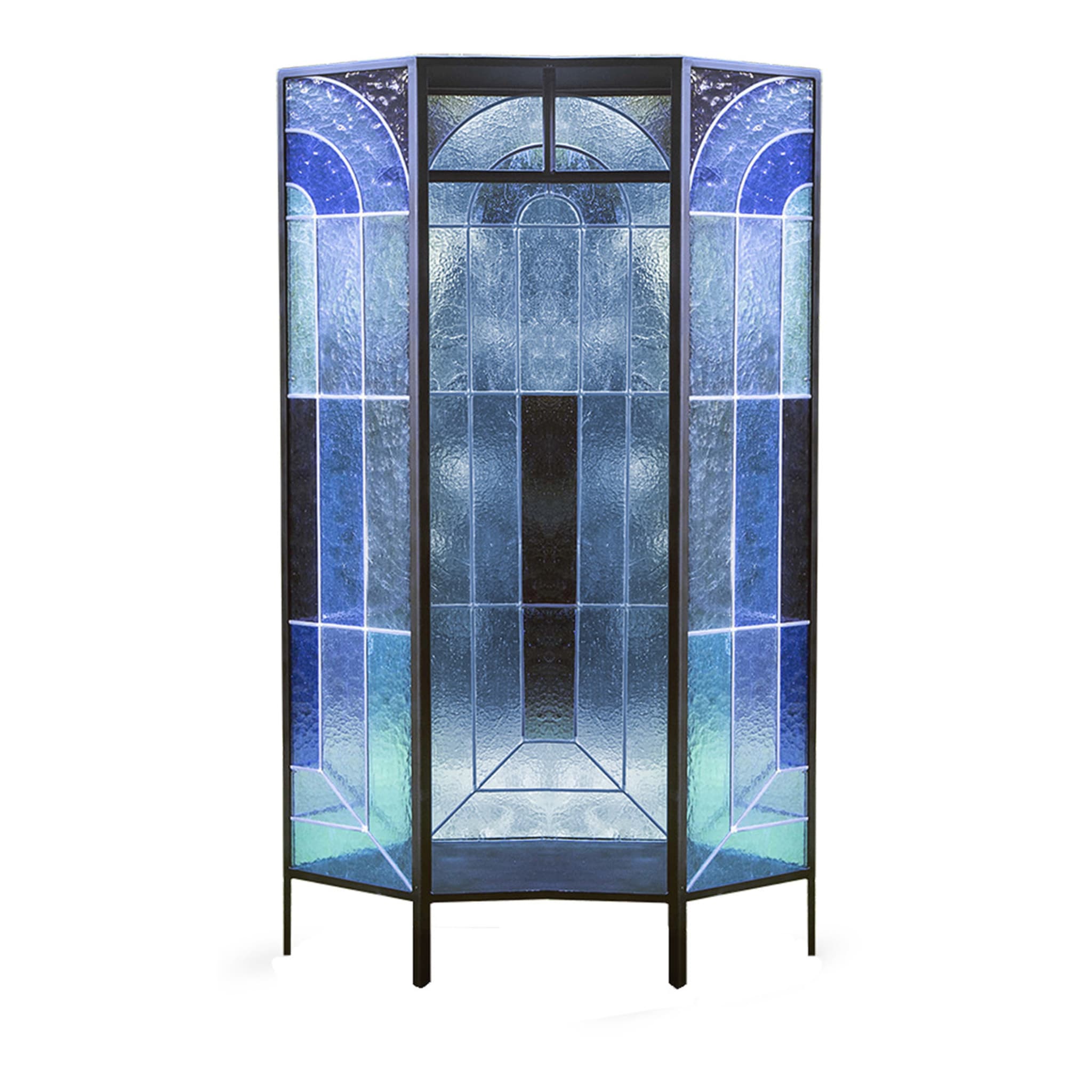 Cathedral Blue Cabinet - Main view