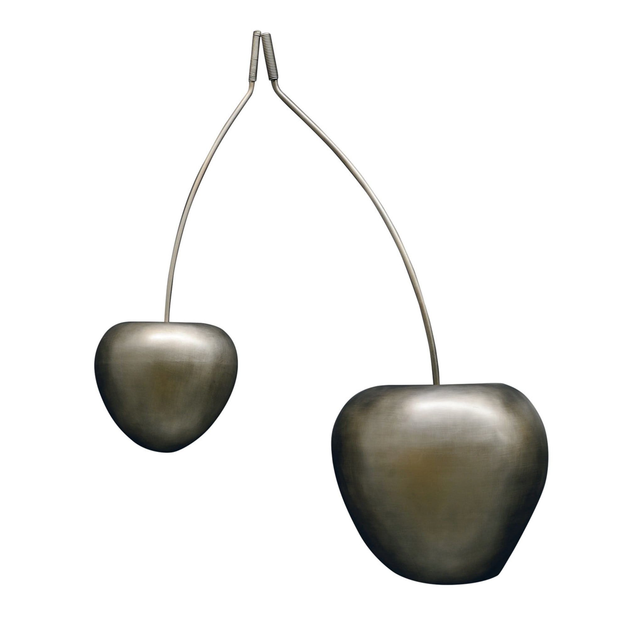 Double Cherry Gold and Black Wall Sculpture - Main view