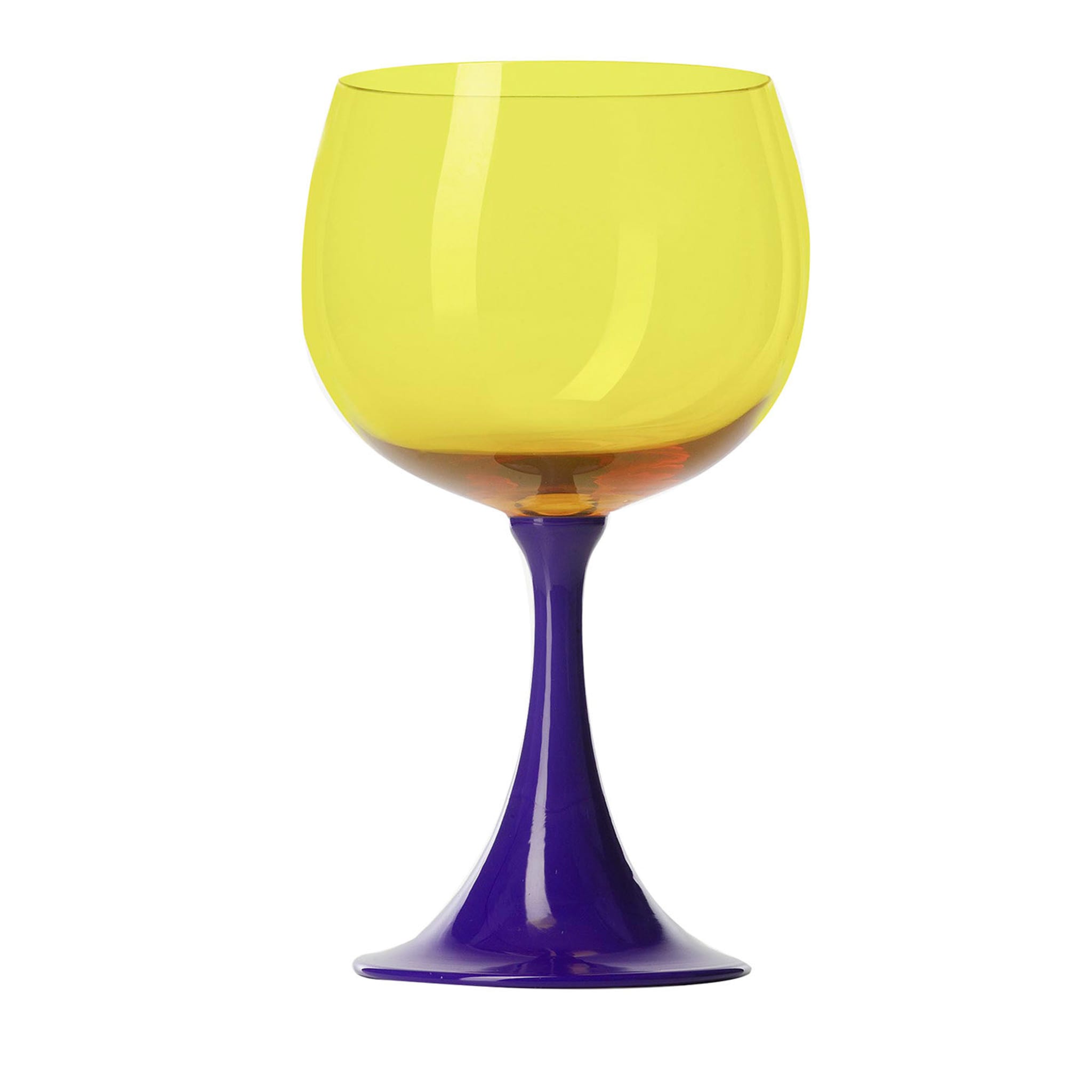 Burlesque Yellow Burgundy Glass by NasonMoretti and Stefano Marcato - Main view