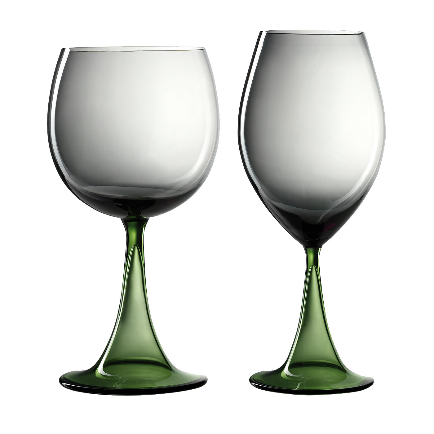 Mille e Una Notte Set of Chardonnay and Pinot Noir Burgundy Wine Glasses by  NasonMoretti and Stefano Marcato NasonMoretti