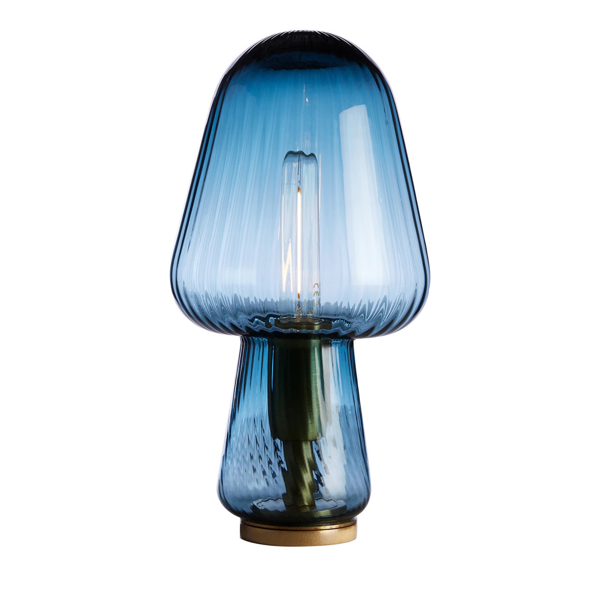 Lámpara de mesa Melting Pot Prataioli Azul de Matteo Zorzenoni - Vista principal