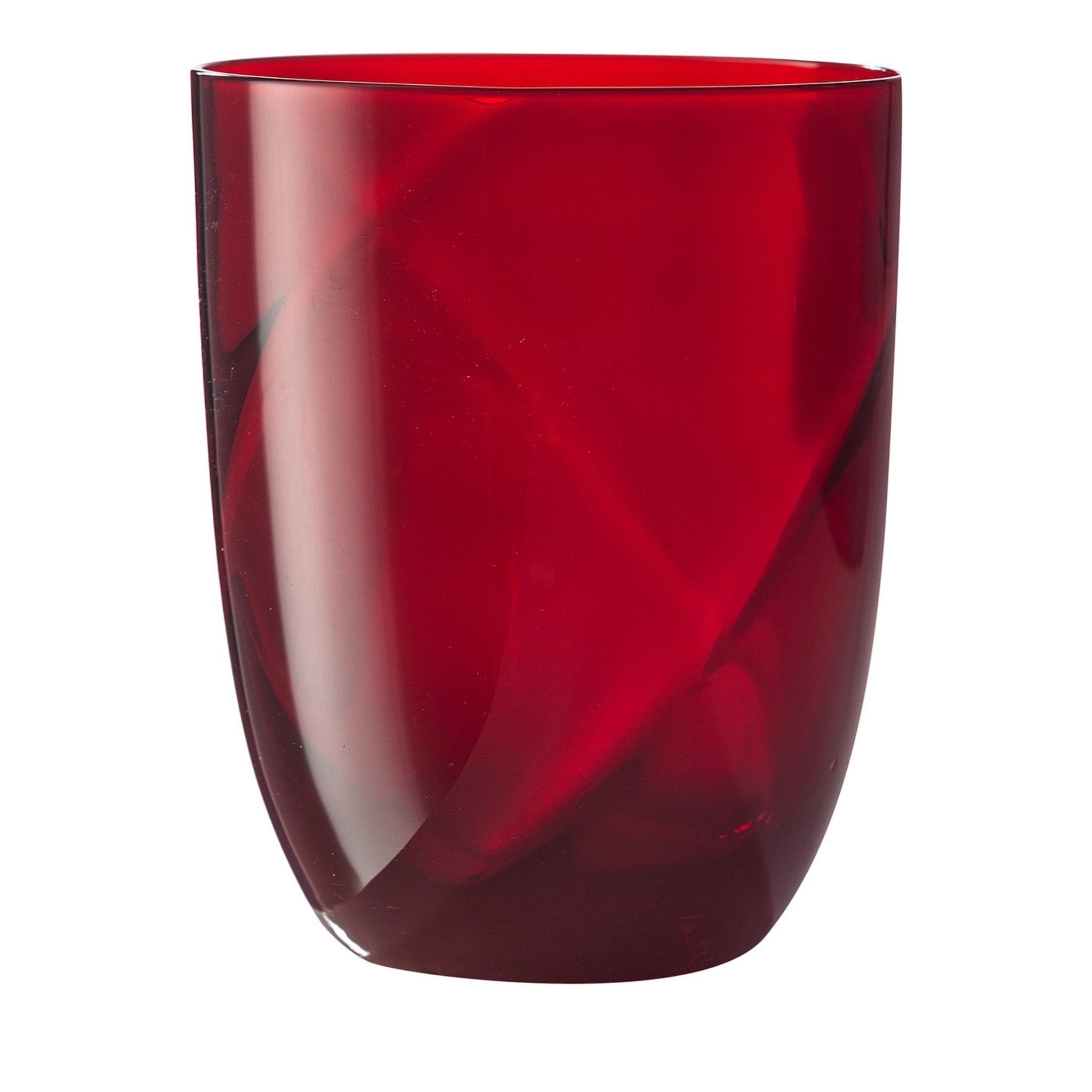 Idra Set di 2 bicchieri da acqua con lente rossa - Vista principale