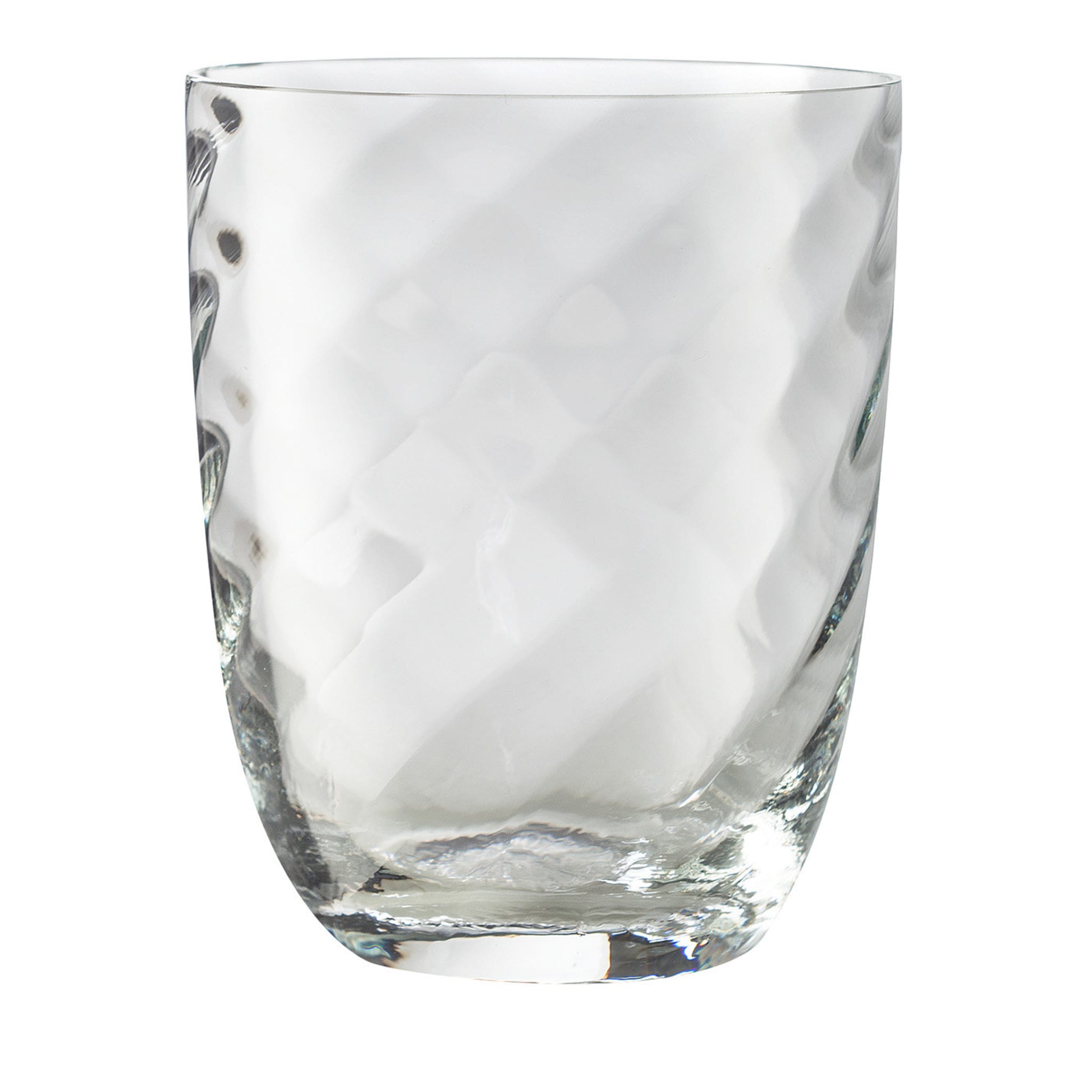 Idra Set de 2 verres à eau transparents Twisted Optic - Vue principale
