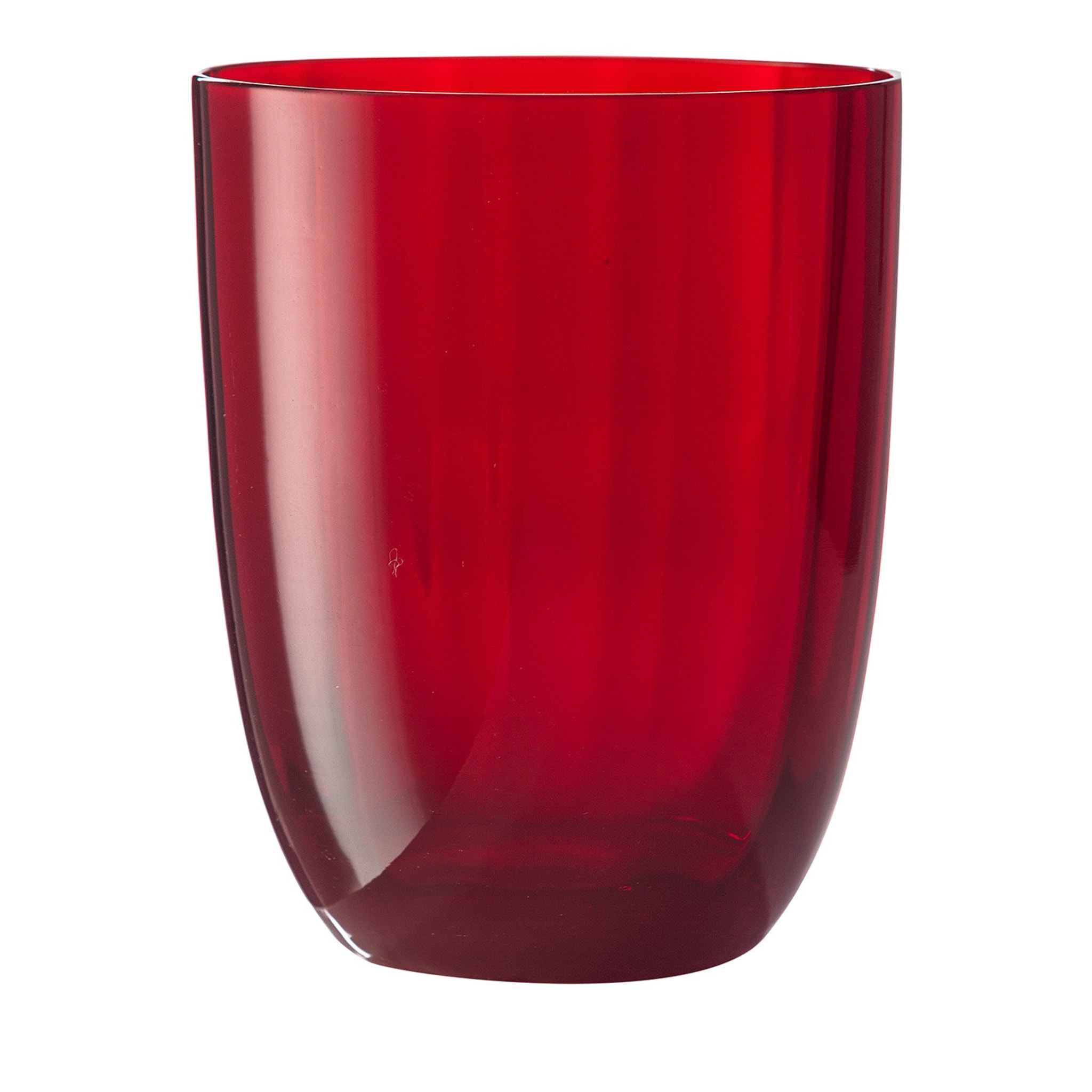 Idra Set of 2 Red Optic Water Glasses - Main view