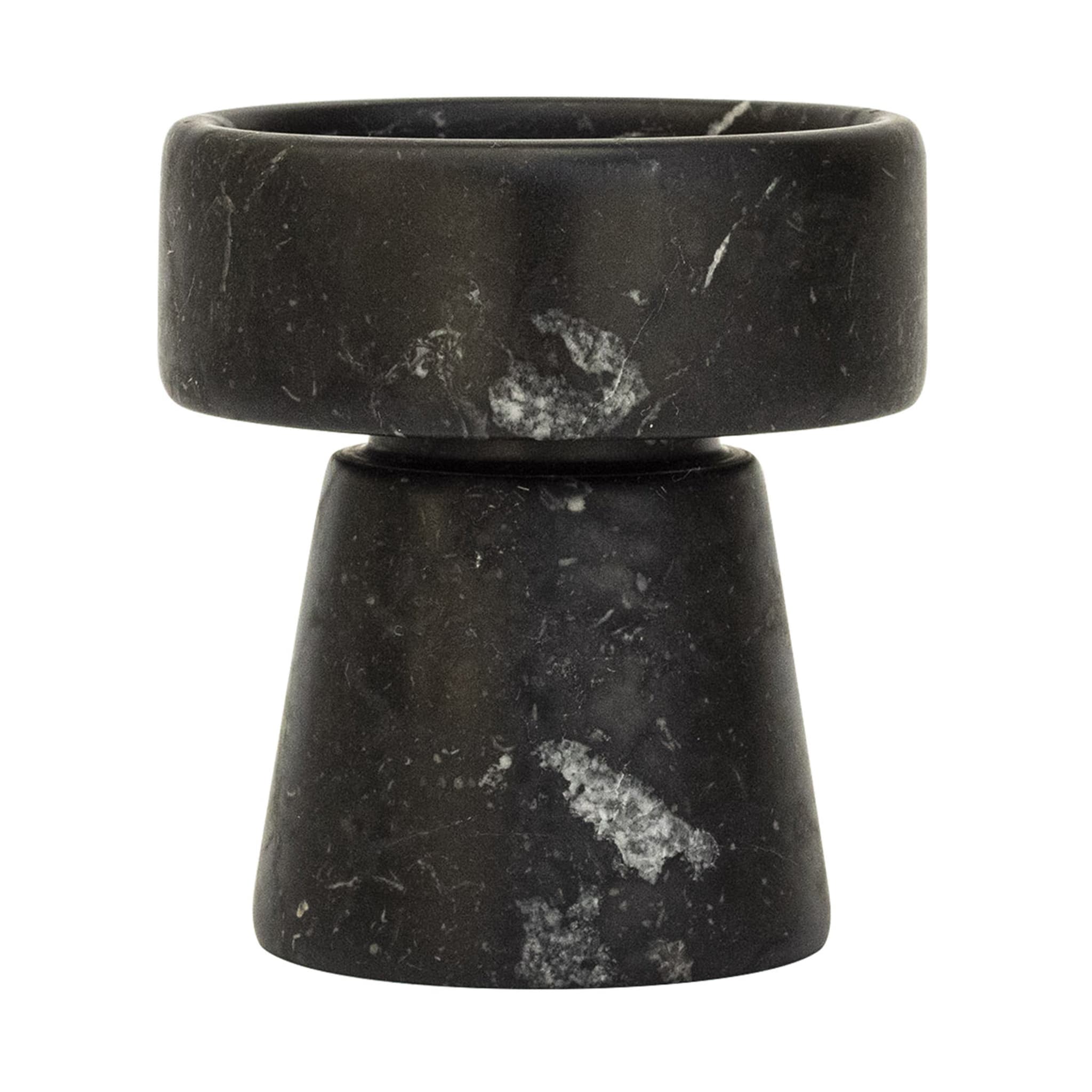 Black Marquina Marble Candle Holder - Main view