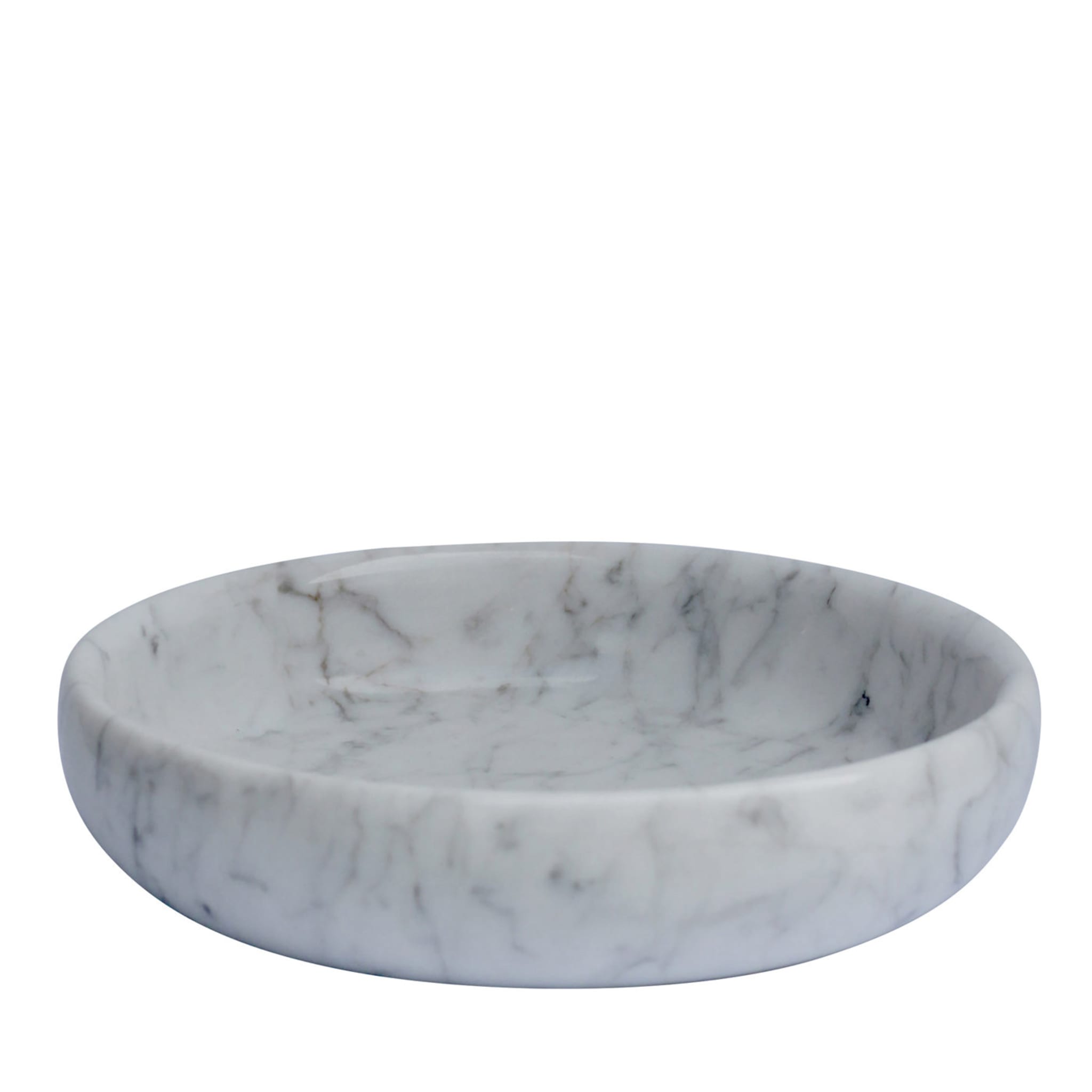 Vide Poche en marbre blanc de Carrare - Vue principale