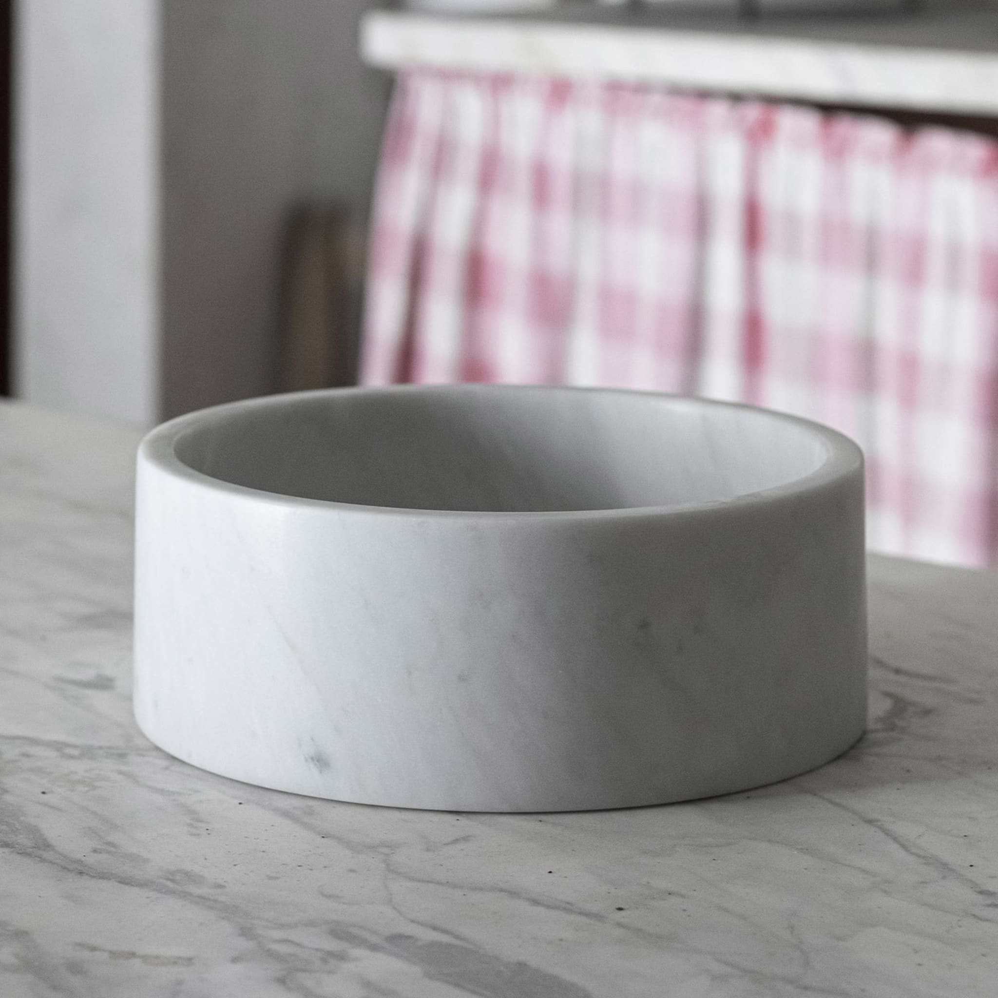 Modern White Carrara Marble Bowl - Alternative view 3