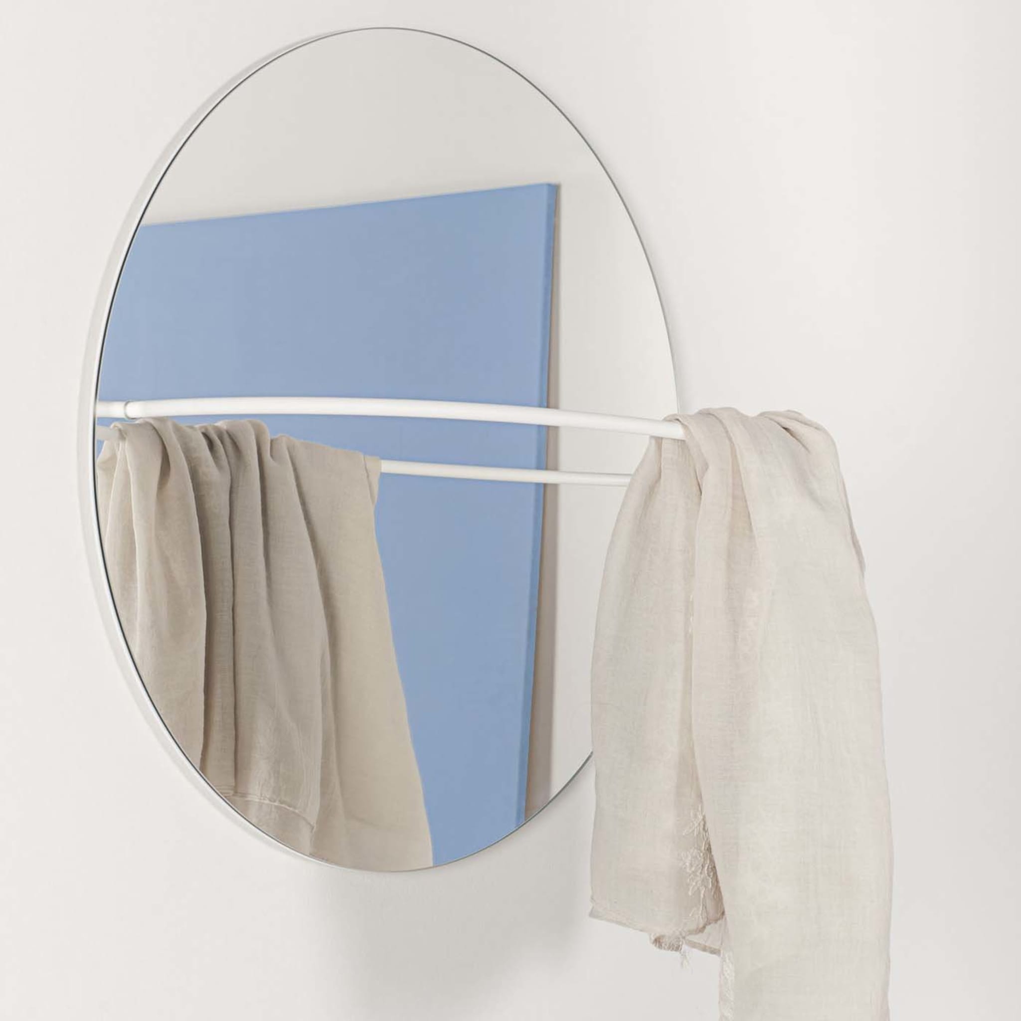 Estensioni White Loop Mirror by Valerio Paula Ciampicacigli - Alternative view 2