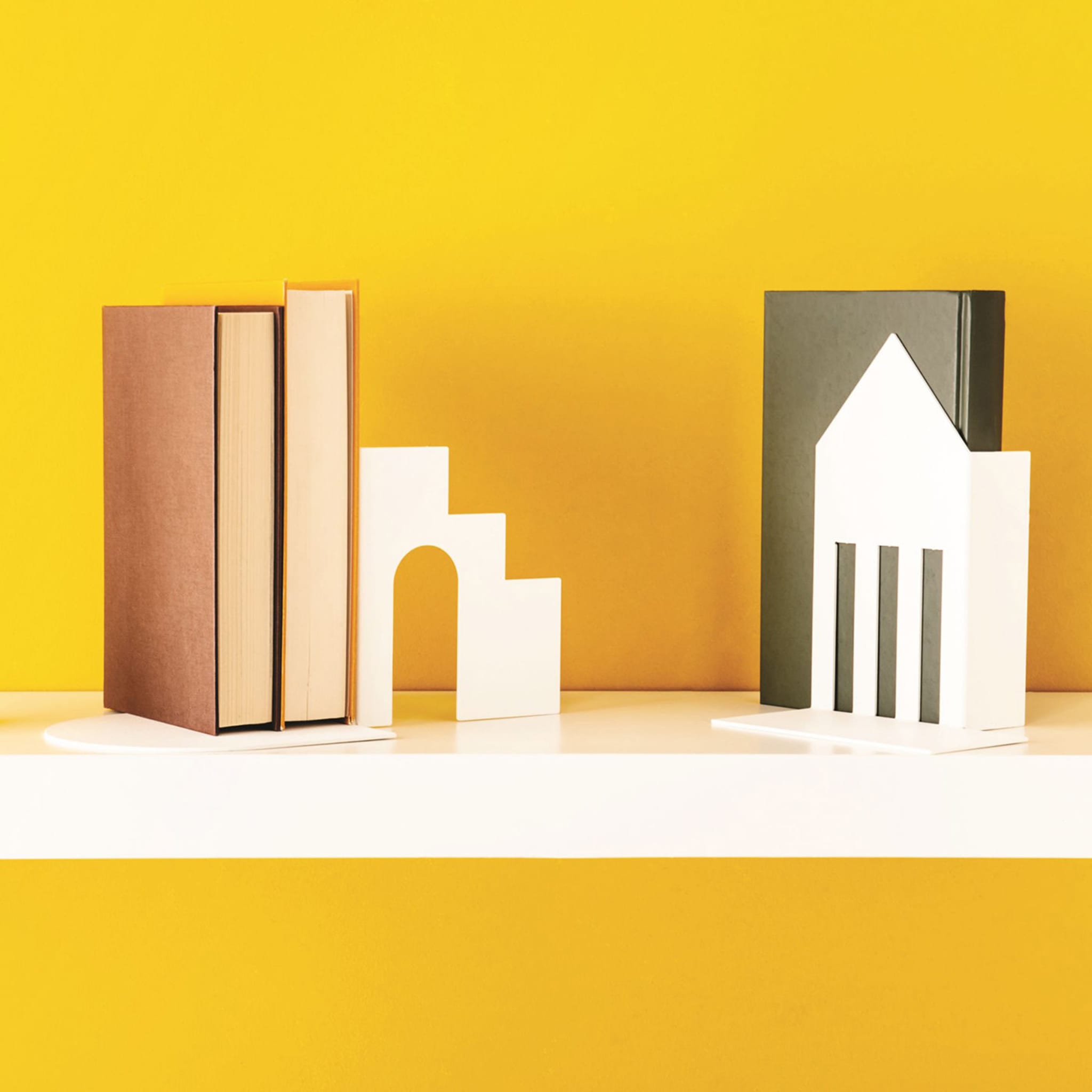 Roommate White Damasco Bookend by NÆSSI STUDIO - Alternative view 3