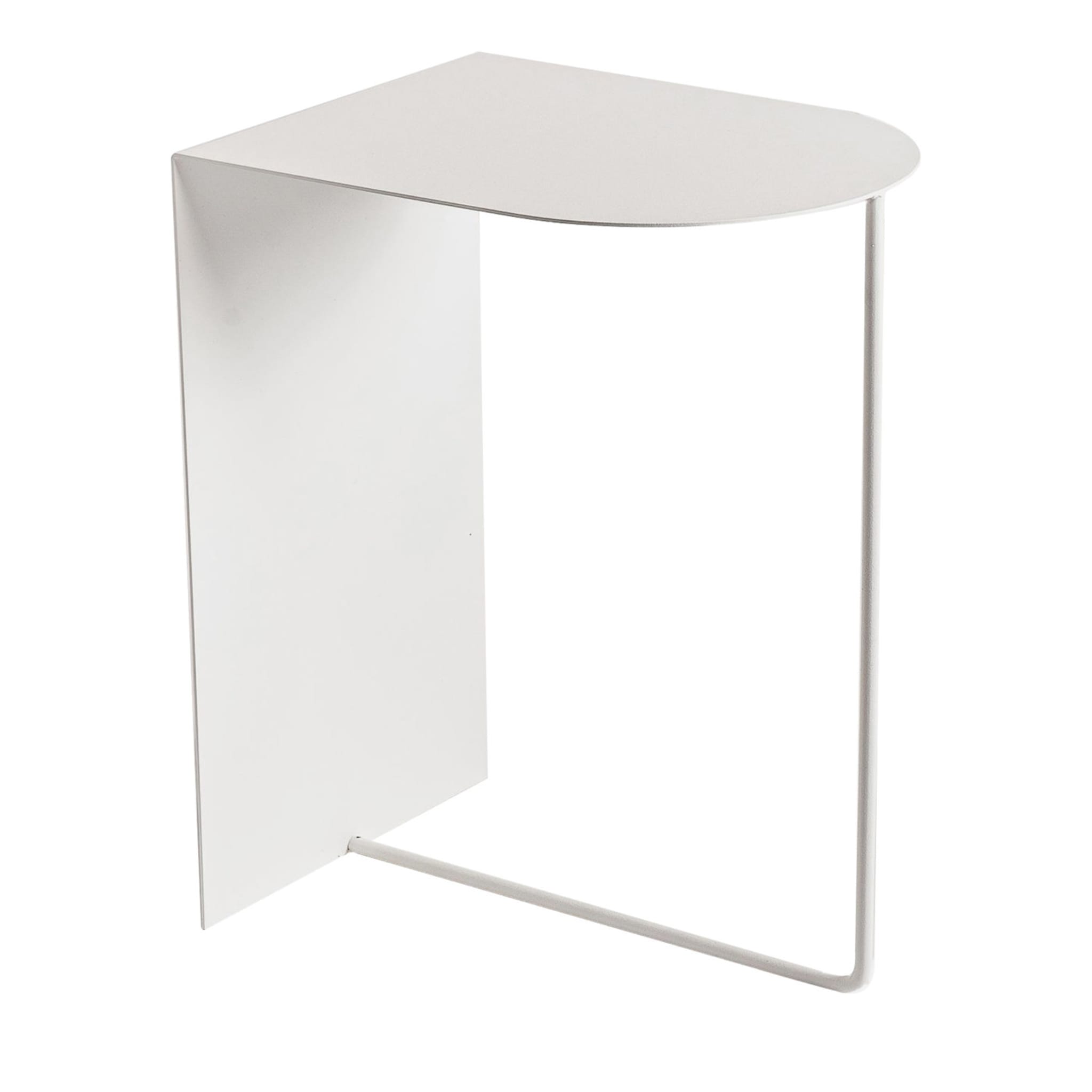 Roommate White Elle Side Table by Chiara Ricci - Main view