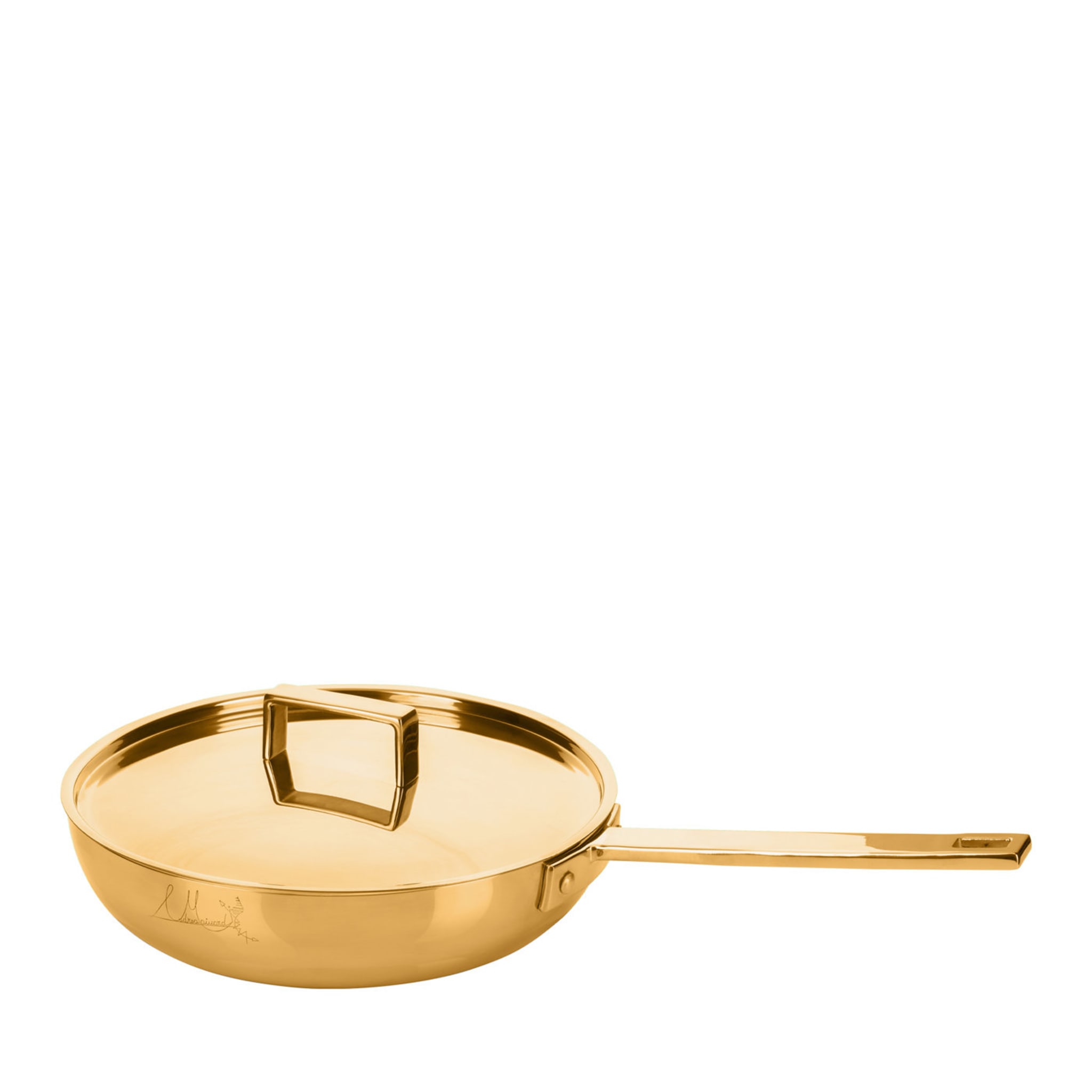 Attiva Gold 26 cm Frying Pan with Handle and Lid - Main view