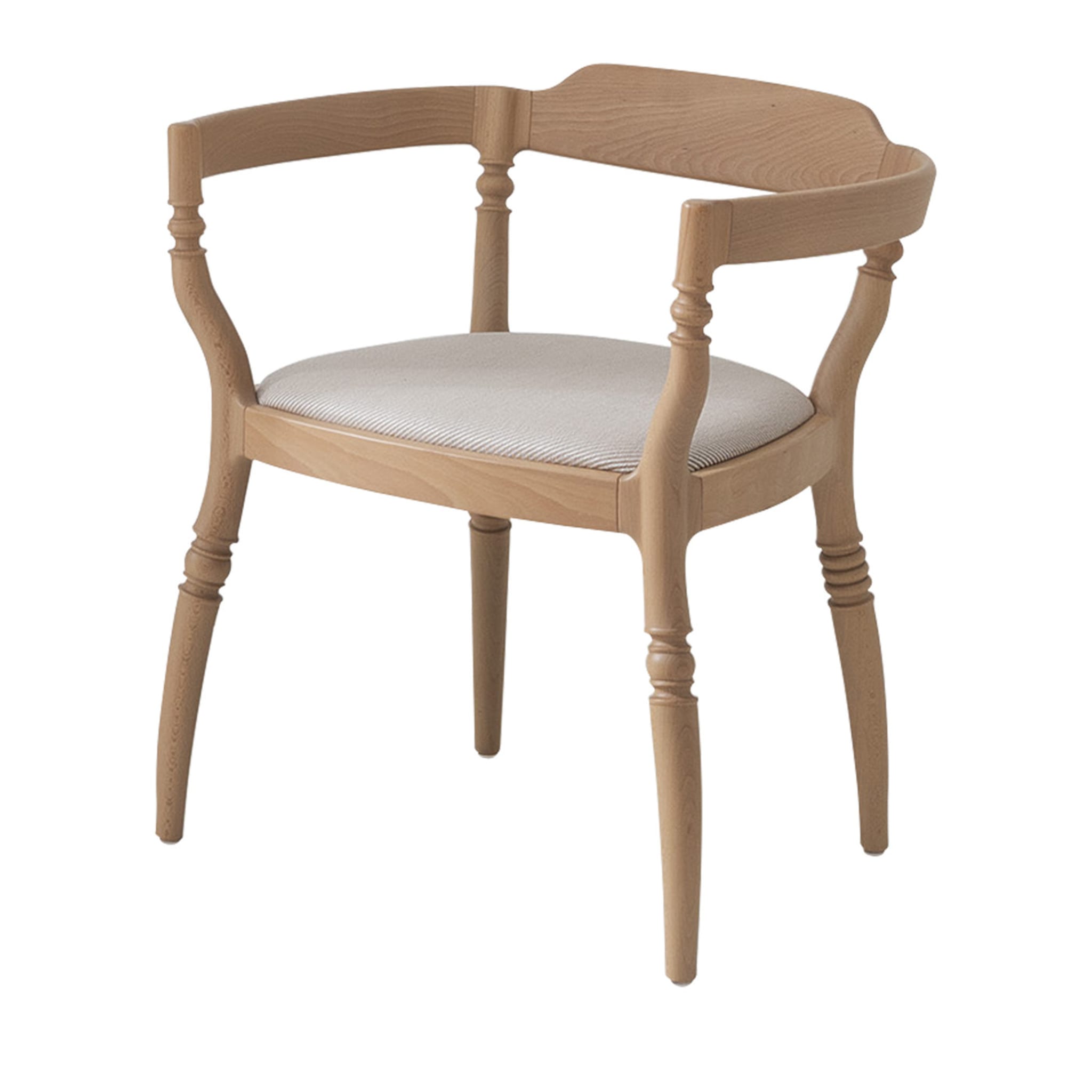 Fuga 531 Beige Chair by Paul Loebach - Vue principale