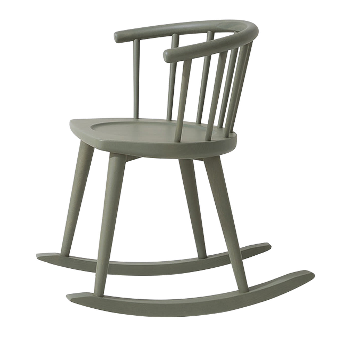 W. 608 Gray Rocking Chair by Fabrizio Gallinaro - Billiani 1911