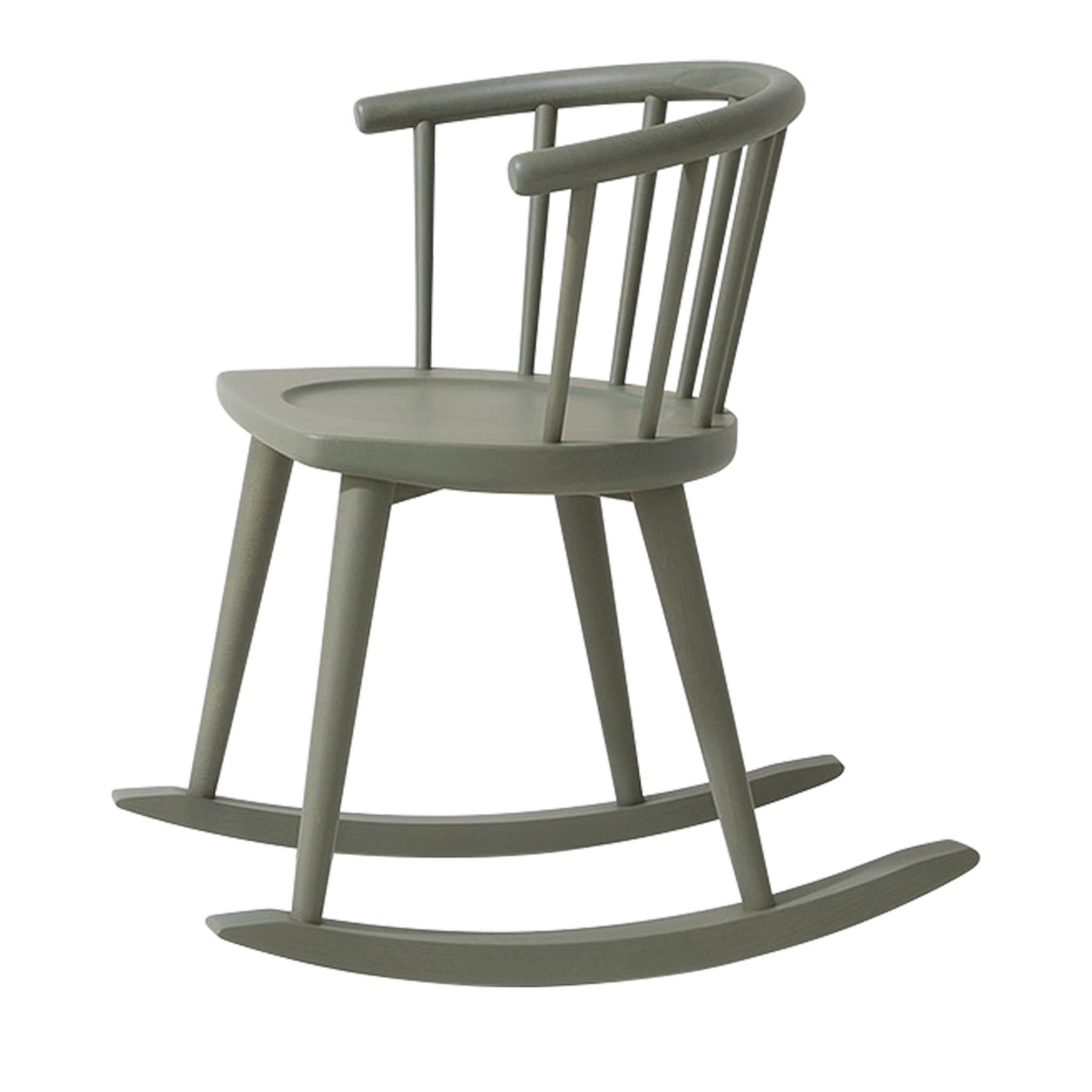 W. 608 Gray Rocking Chair by Fabrizio Gallinaro - Main view