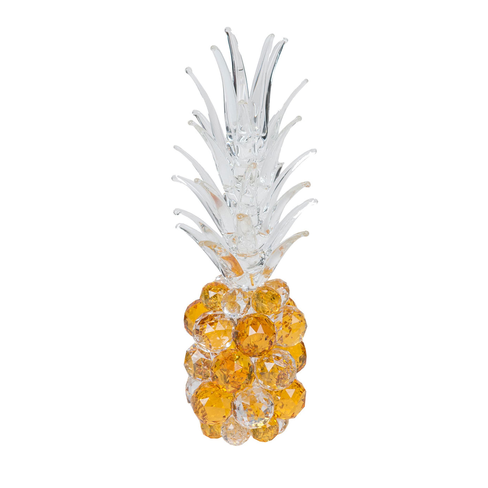 Kleine bernsteinfarbene Kristall-Ananas - Hauptansicht