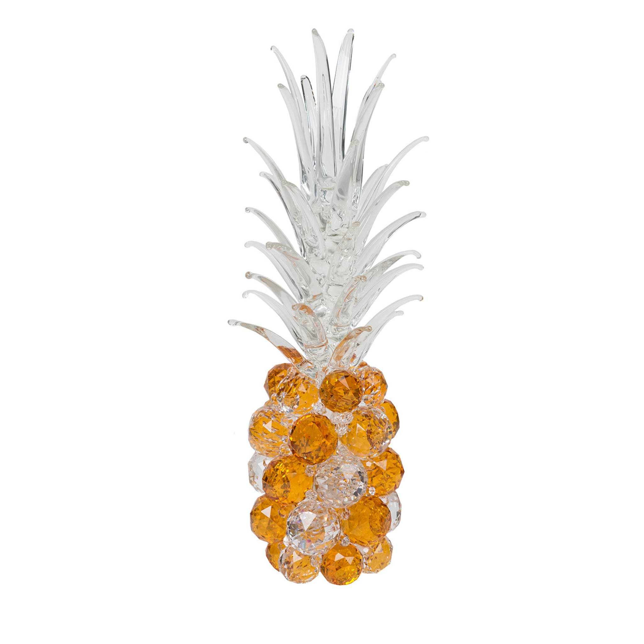 Ananas medio in cristallo ambrato  - Vista principale