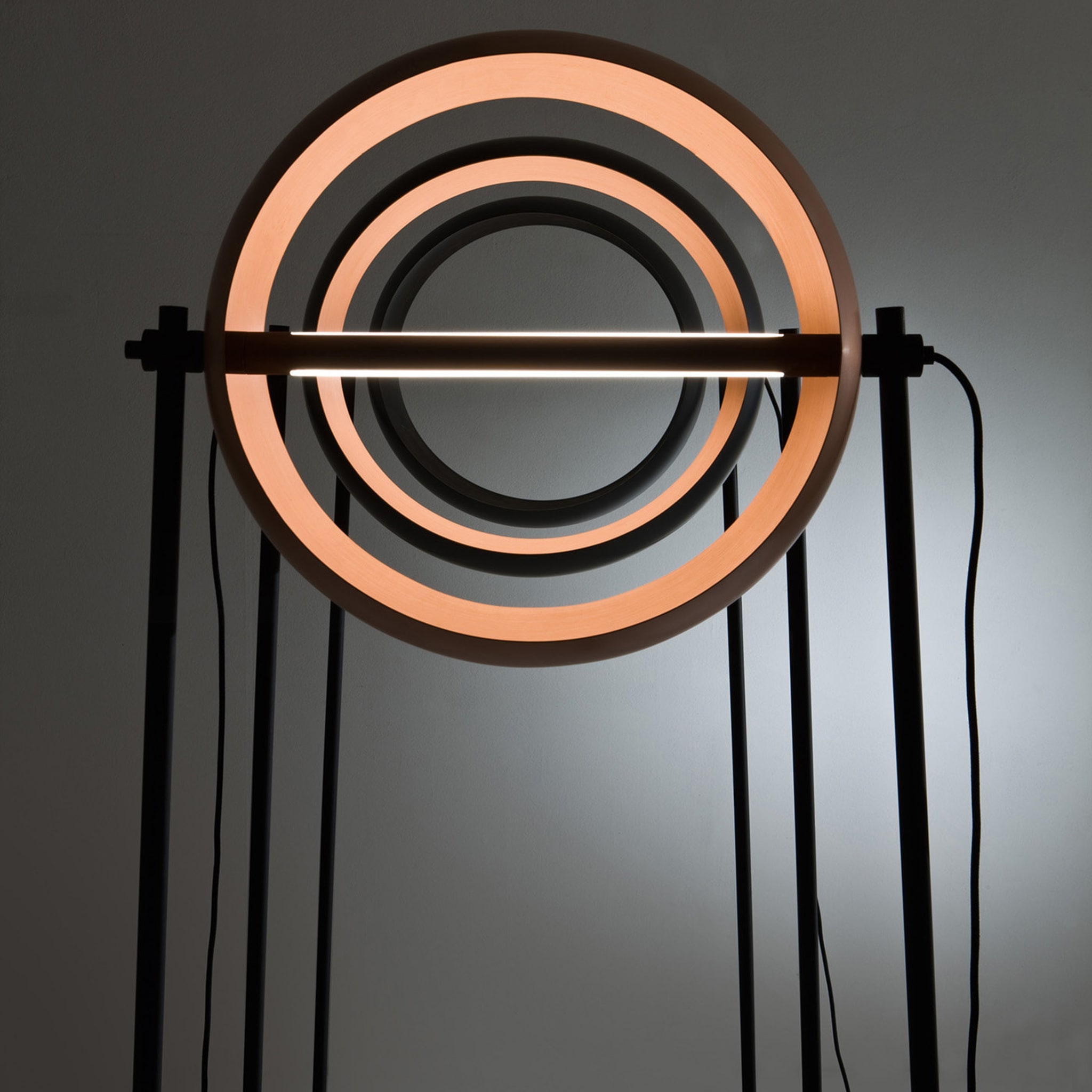 Globe Copper Floor Lamp by Edoardo Colzani - Alternative view 1