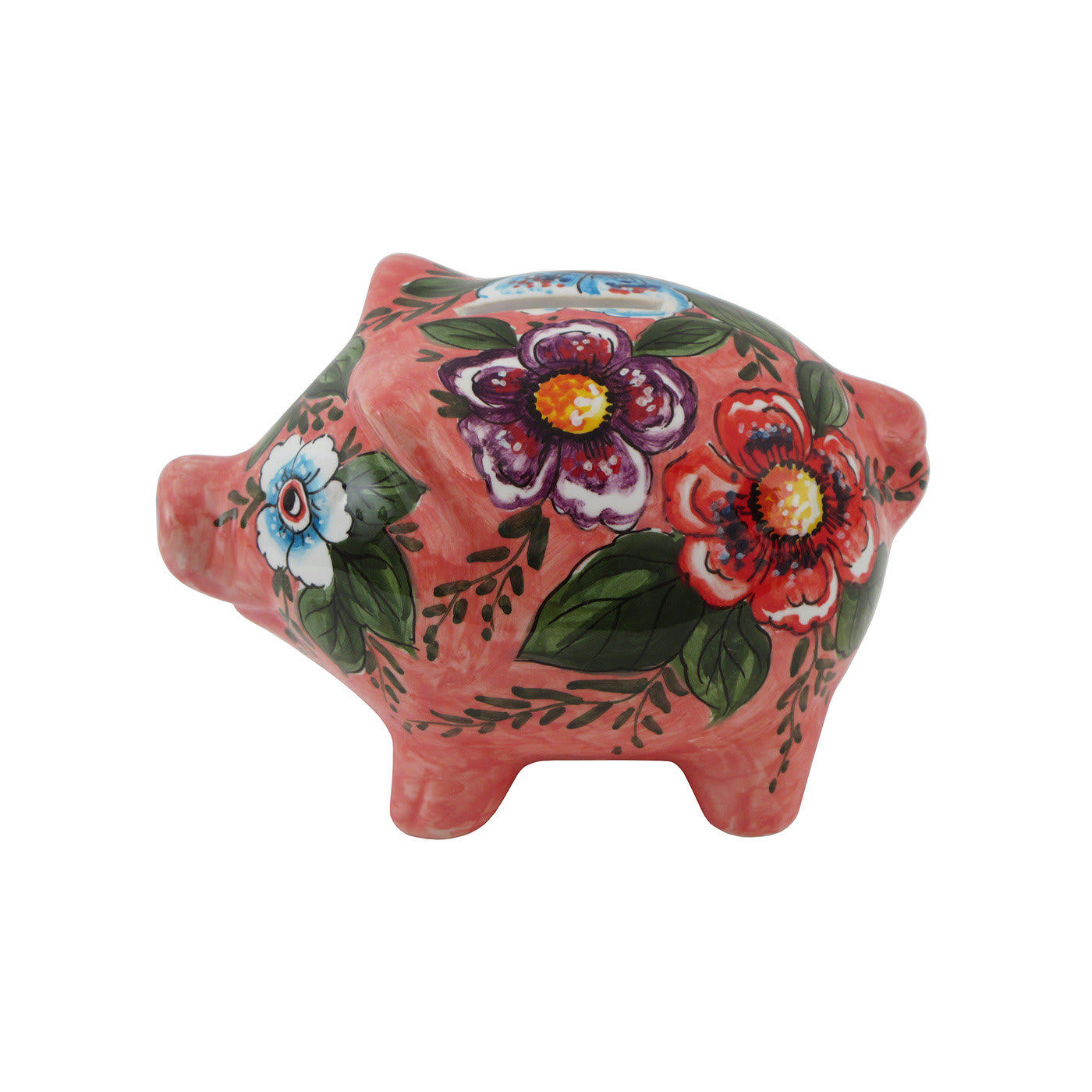 Tirelire personnalisée cochon céramique peinte main artisanal - Un grand  marché