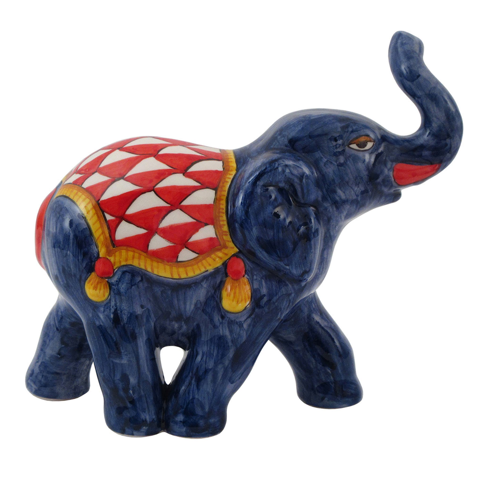Figurina di elefante blu - Vista principale
