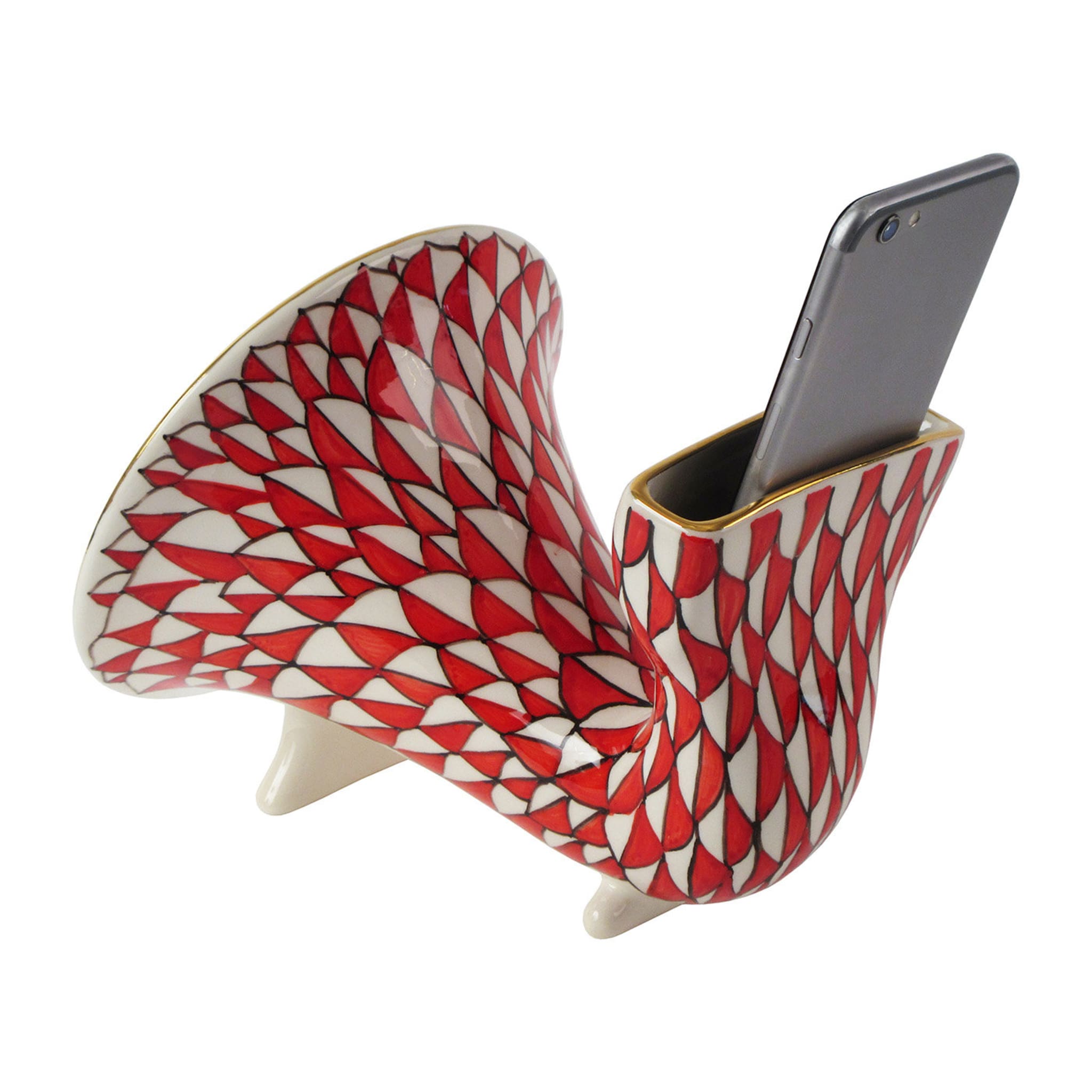 Red and White Smartphone Amplifier - Alternative view 2