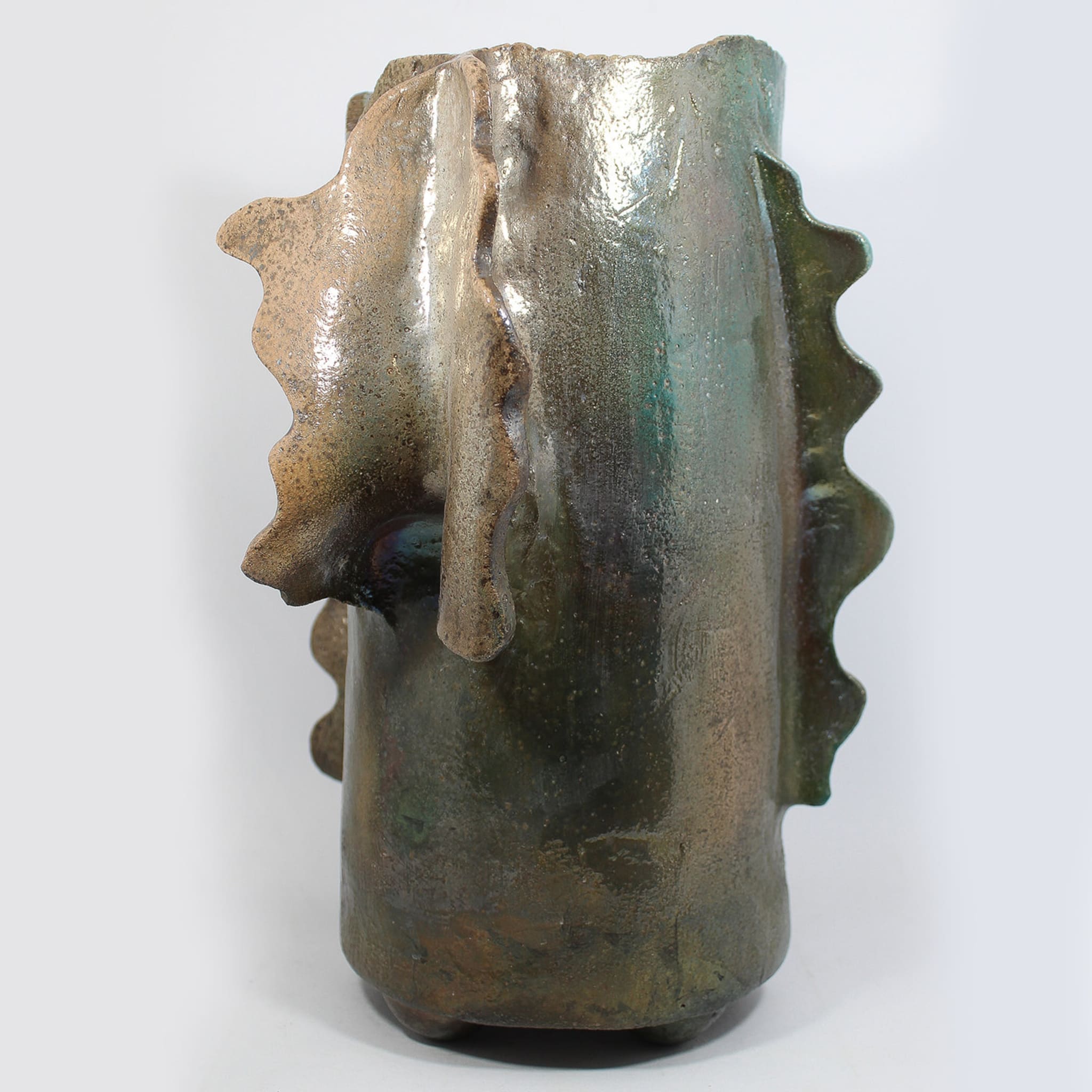 Vase sculptural à pied - Vue alternative 1