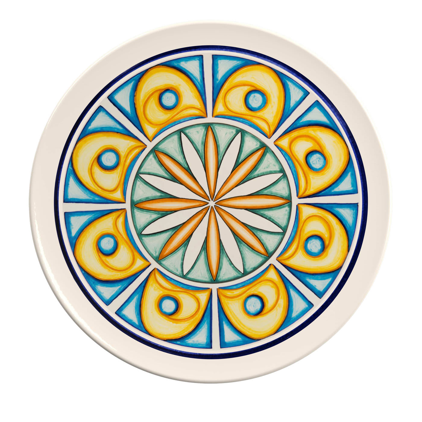 Colapesce Occhi Gialli Decorative Plate - Crisodora