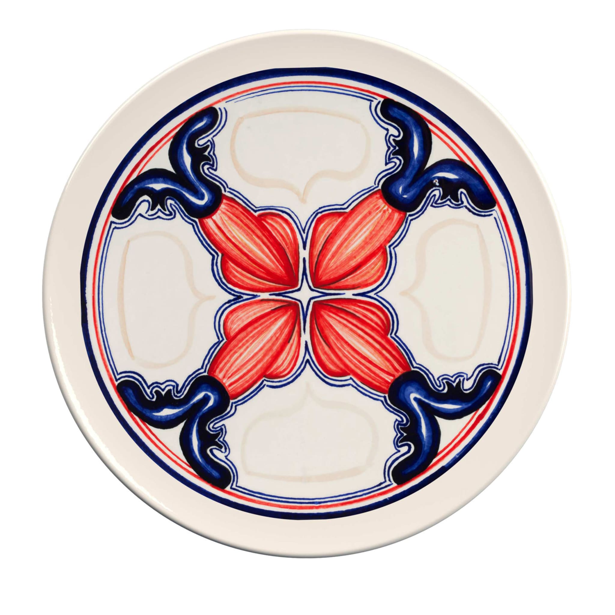 Colapesce Calamari Decorative Plate #1 - Main view